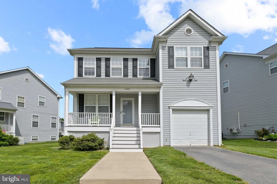 Prepare to be stunned by this turnkey home found in the sought-after Water Oriented Community of Hopewell Pointe.  This lovely home offers 3 beds and 3.5 baths across three floors. As soon as you enter you are welcomed by an open floor plan with a spacious living room that flows into the dining room and kitchen with recently updated countertops. Gleaming hardwood flooring is featured throughout the property. The upper floor features 3 bedrooms including the primary suite. The Primary Bedroom is large and offers a walk-in closet and an ensuite bath with dual sink vanity. The remaining bedrooms are substantial, each with large wall closets. The finished basement is spacious and hosts the final full bathroom. There’s plenty of space for a pool table, wet bar, additional bedroom, office, or library. New carpet and new water heater. The outside boasts a wide rear deck with a great wooded view perfect for entertaining.  1622 Sandy Hollow Cir is close to plenty of amenities including great dining and shopping destinations. Look no further! Schedule your appointment today!