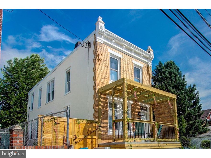 Beautifully renovated top to bottom single in Mt Airy! You won't find another like this one! All new ductwork with brand new HVAC system, new hot water heater, new laundry area in basement, some new windows throughout and roof was just coated. First floor has brand new hardwood floors, new powder room, and stunning kitchen with black stainless appliances. Second floor has all new carpet, breathtaking tile shower in the all new bathroom. All new light fixtures and doors. Also, enjoy your summer nights on under your custom made pergola out front or your deck out back! Make your appointment before this one is gone!