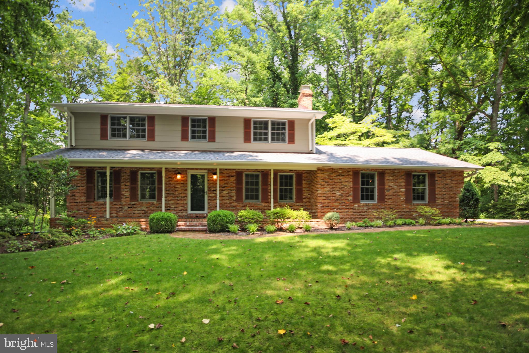 Move-in ready colonial located on an acre of land on a quiet cul-de-sac. Freshly painted and new carpet. The kitchen has stainless steel appliances, quartz counters, and updated cabinets. Eat-in kitchen area open to family room with fireplace. First floor also includes living room, dining room, and half bath. Primary bedroom has updated bathroom and walk-in closet. Three other bedrooms are upstairs and an updated full bath. Washer/Dryer on the same level as the bedrooms! The basement is unfinished with three separate potential living areas. Beautiful green space in front of the home to play and private wooded backyard to enjoy while you relax on your deck.
2002- kitchen cabinets installed, 2012- roof was replaced, 2015- all of the heating/cooling system (heat pump) replaced, 2017- GE appliances, countertops, and sink installed, 2020- water heater, sump pump, and 2 outdoor lawn faucets replaced, 2021- kitchen floor installed, October 2021- exterior of the house including shutters, gutters, and downspouts painted, 2022- new deck, 2023- whole home painted, new carpet, washer/dryer moved to second floor