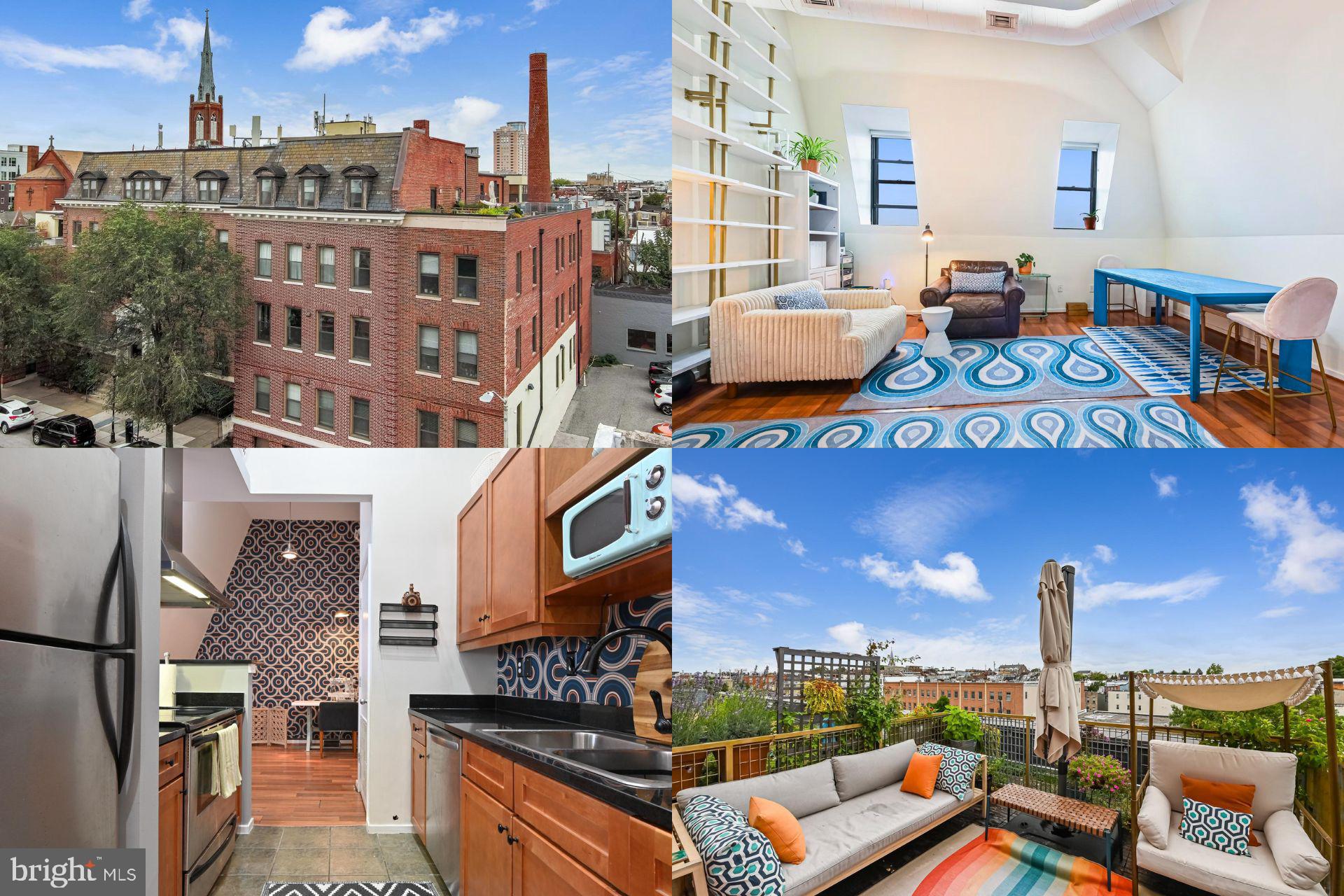 Experience elevated city living in this sun-drenched top-floor condo in the heart of Federal Hill. This beautifully appointed 1-bedroom, 1-bathroom unit features soaring ceilings, oversized windows, and gleaming hardwood floors that accentuate the open-concept design—perfect for both relaxing and entertaining. The gourmet kitchen boasts granite countertops, stainless steel appliances, and a breakfast bar that flows seamlessly into the expansive living and dining space. Retreat to the spacious primary suite, complete with a generous walk-in closet and a spa-inspired en-suite bath with dual vanities and a glass-enclosed shower. Step outside to your private balcony and take in breathtaking views of the Baltimore skyline and harbor. Enjoy the convenience of in-unit laundry, garage parking, secure building access, and luxury amenities including a fitness center and rooftop deck. Just steps from local restaurants, shopping, waterfront parks, and everything Federal Hill has to offer—this is urban living at its finest. The seller is offering $8,000 credit for a full-price offer ratified by the end of August.