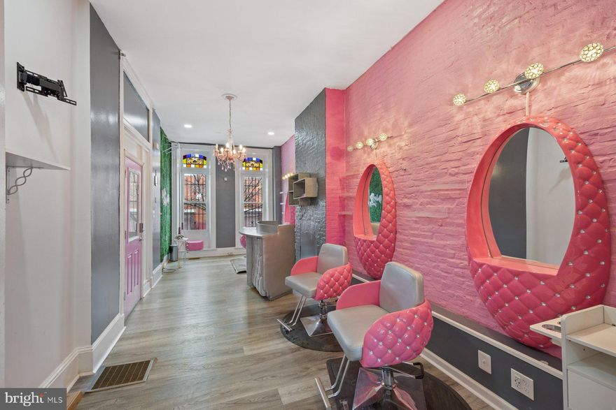 Four booths, two washing & drying stations and a restroom - fully furnished. This is the perfect opportunity for a cosmetologist to start growing their business! Located in the hopping Charles Village neighborhood.

Please use rent spree link for application: https://apply.link/cWgMpKk