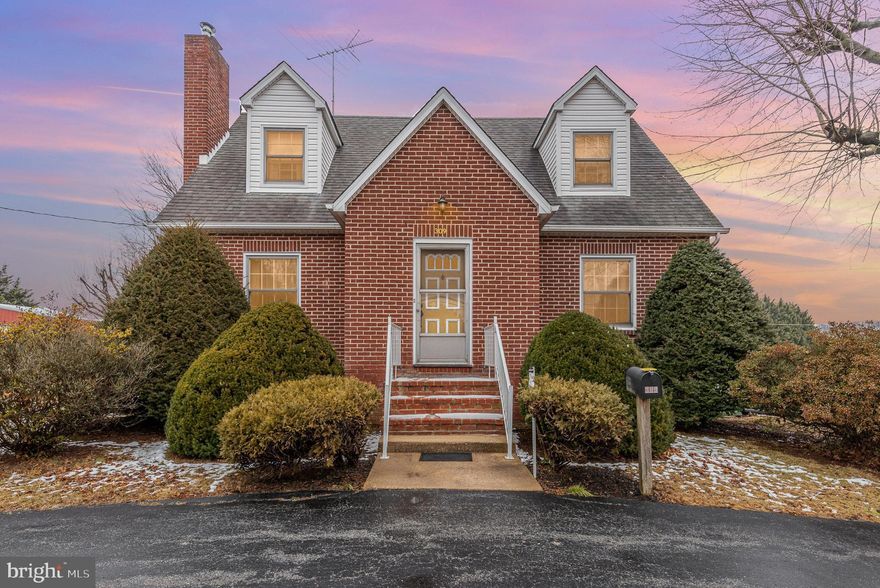 Estate sale being sold as is.  3-bedroom 1.5 bath well maintained brick Cape Cod featuring a tradition floor plan with hardwood floors, wood burning fireplace in Family Room, separate Dining Room, eat in Kitchen.   There’s also an oversized 2 car detached garage and a large flat lot too. Home is ready for a little TCL to make this into your perfect home!