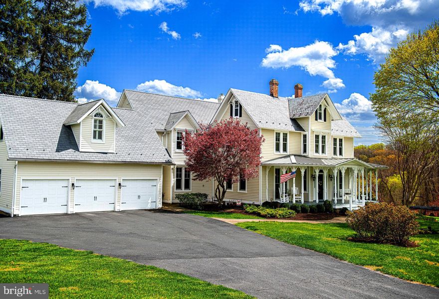 This beautiful farmhouse is a private, serene country retreat, but less than 10 minutes from the conveniences of Forest Hill. Truly one-of-a-kind, this exceptional Victorian is a rare gem. Every detail indoors and out makes this home stand apart from the rest. Set on 10 acres, the home was beautifully restored and expanded in 2007 with modern updates and offers 7 bedrooms, 5.5 baths, rich hardwood floors, high ceilings, 5 fireplaces, and exceptional builder craftsmanship. The custom kitchen is outfitted with a dual fuel Wolf stove, Sub-Zero refrigerator, significant granite counter space and storage, and heated tile floors. Enjoy year-round peace of mind with all new HVAC systems and a whole-house generator. Outside, you will find mature landscaping with beautiful gardens, a newly constructed barn to hold all your equipment or large parties! There are many peaceful places to relax and unwind including the large in-ground pool, a gazebo, and two brick pergolas. You need to come see this truly special home and seize the unique opportunity!