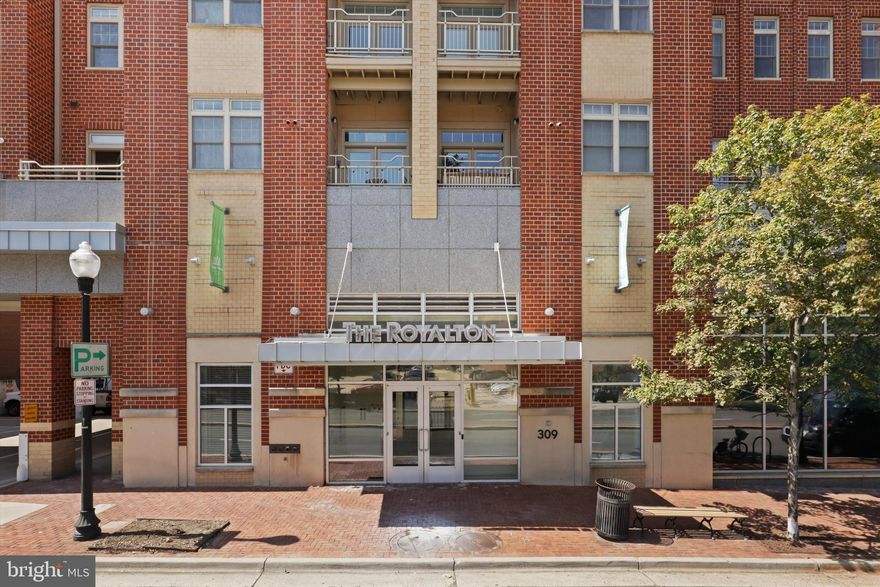 Experience upscale living at The Royalton, where comfort and convenience come together. This sought-after 1-bedroom, 1-bath condo also includes a den—ideal for a home office or flex space. The open floor plan showcases soaring ceilings, engineered wood flooring, granite countertops, and a breakfast bar perfect for casual dining. The modern kitchen features stainless steel appliances and a gas range, great for culinary enthusiasts. Enjoy the convenience of in-unit laundry and unwind on your private balcony overlooking the peaceful courtyard. The spacious bedroom is filled with natural light. This unit also includes a premium parking spot close to the elevator and a generous storage unit. Located above Whole Foods and just two blocks from King St. Metro, you're surrounded by shops, restaurants, and effortless commuting options. The Royalton offers top-tier amenities such as a fitness center, expansive outdoor terrace, party room, bike storage, and a quiet lounge/business center. Discover stylish, flexible living in the heart of Old Town Alexandria.