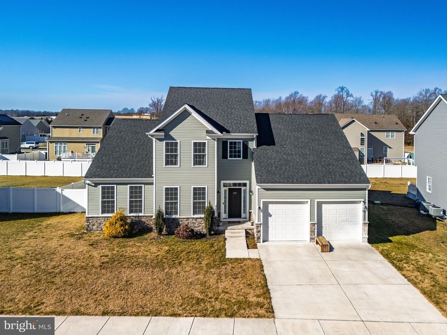 Welcome to Lighthouse Estates, one of Milford’s most desirable communities! This beautifully maintained 4-bedroom, 2.5-bath home offers bright, open living spaces and modern comfort on a generous 0.23-acre lot. A dramatic two-story foyer creates an impressive first impression and leads to a versatile front room—perfect for a home office, den, or formal living area.

At the heart of the home, the open-concept kitchen, dining, and family room is filled with natural light and designed for everyday living and entertaining. The kitchen features abundant cabinetry, a center island, a pantry, and seamless access to the fenced backyard. The main-level primary suite provides convenience and privacy, complete with a walk-in closet and  bath.

Upstairs, three spacious bedrooms share a full hall bath, offering flexible space for family, guests, or hobbies. Step outside to a fully fenced backyard ideal for gatherings, featuring a patio and a playground.

Lighthouse Estates is known for its welcoming atmosphere and prime location just minutes from downtown Milford, dining, shopping, and the Riverwalk. With easy access to Route 1, you’re a short drive to Delaware beaches, Dover, and more. This home delivers the perfect blend of space, comfort, and location ready to welcome its next owners.