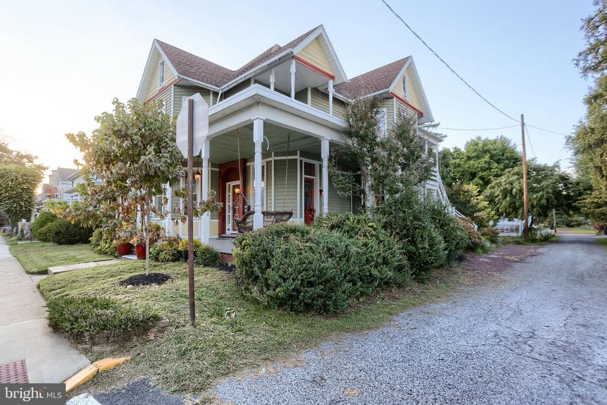 Historic Charmer in the Heart of Mechanicsburg
424 West Main Street, Mechanicsburg, PA
Step into a piece of local history with this stately and gracious home, built circa late 1880s.  The large wrap around front porch was rebuilt in 2012 according to the original architectural style of the period.  Nestled on a generous ±10,019 sq ft lot, this distinguished residence occupies a prime location in the Mechanicsburg historic district.

This house embodies the elegance of a bygone era: detailed millwork, original trim, and architectural proportion that newer houses seldom replicate.   It’s a rare opportunity to own a significant historic home with room to grow.

Key Features and Layout
- Approx. 3314 sq ft of gracious living space, featuring 4 bedrooms and 2.5 baths.
- Master Bedroom Suite on First Floor with tiled shower and walkin closet.
- High Ceilings, thick moldings, hardwood floors, and period craftsmandship throughout.
- Formal living and dining rooms wiht ample propportions, ideal for entertaining family and friends.
- Large kitchen, with lots of light, gas stove, double oven with plenty of room for table and chairs for eat in kitchen.
Fully tiled basement with pool table and workroom.
- Mature landscaping, with three outdoor living spaces including covered back proch, covered gazebo and fire pit.
- 2-Story detached garage with second floor wood working room.
