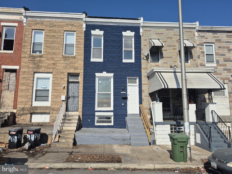 ONLINE AUCTION: Bidding begins 2/27/2026 @ 10:00 AM. Bidding ends 3/4/2026 @ 11:40 AM. List Price is Suggested Opening Bid. Deposit: $5,000.

This two-story townhouse is located in the Shipley Hill neighborhood of Baltimore City. Residents can enjoy the nearby attractions and facilities such as the Gwynn Falls Trail, Westside Shopping Center, Grace Medical Center, West Baltimore MARC Station, and Carroll Park. The property is vacant. The area provides easy access to the major traffic artery, Frederick Ave, which connects to other parts of West Baltimore and downtown.
