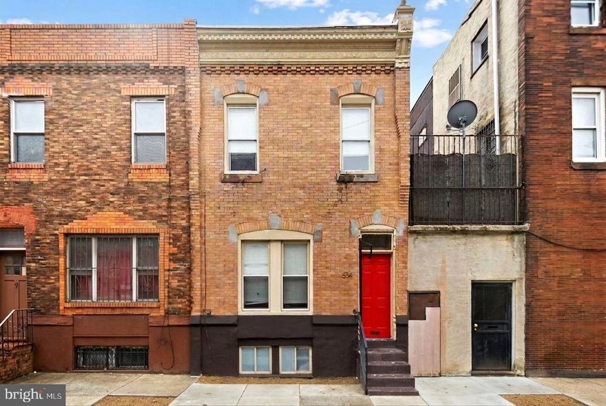 Welcome to 634 Cross Street, ideally located between vibrant East Passyunk Square and Pennsport in one of South Philadelphia’s most sought-after neighborhoods. This charming brick-front 3-bedroom, 1-bath rowhome immediately stands out with its classic red front door and inviting curb appeal — the perfect blend of timeless South Philly character and modern touches. Step inside to find beautiful hardwood floors flowing throughout the main level and a bright white kitchen featuring stainless steel appliances, clean-lined cabinetry, and a functional layout ideal for everyday living and entertaining. Natural light fills the space, creating a warm and welcoming feel from the moment you enter. Upstairs, you’ll find three comfortable bedrooms and a full bathroom complete with an upgraded vanity. The freshly painted unfinished basement provides clean, versatile storage space with potential for future finishing. Out back, enjoy a nicely sized private patio — perfect for grilling, gardening, or relaxing with your morning coffee. Just steps from neighborhood favorites, local restaurants, coffee shops, and parks, this home offers the perfect mix of charm, convenience, and location in the heart of South Philadelphia.