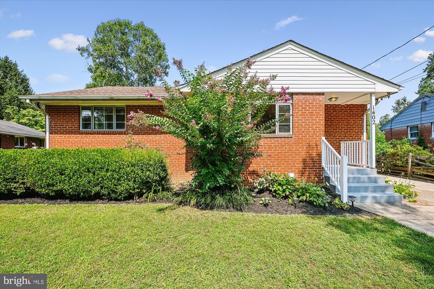 OPEN HOUSE CANCELLED - SELLER ACCEPTED OFFER!  Welcome to this charming 3-bedroom, 1-bath ranch-style home, beautifully landscaped with inviting curb appeal. Situated in a highly desirable neighborhood, this well-maintained, move-in-ready home offers a perfect combination of style and convenience. As you step inside, you’ll be greeted by an open living and dining room, freshly painted with refinished hardwood floors that enhance the warm and welcoming atmosphere. The large eat-in kitchen is a true highlight, featuring an oversized pantry, new luxury vinyl plank flooring, and a convenient deck walkout that leads down to a spacious backyard and patio area—ideal for outdoor gatherings. The expansive walk-out basement adds even more living space with brand new carpet, a wet bar, a designated office/bonus space, and a partial full bathroom. A large laundry room and ample storage space ensure practicality throughout the home. Located just blocks away from the Twinbrook Metro and the heart of Rockville, this home is close to everything you need and want—shops, restaurants, and public transportation are all within easy reach.  And, located within the sought after school district of Richard Montgomery High School, Julius West Middle and Twinbrook Elementary! Don’t miss out on the opportunity to own this wonderful home in a prime location! Seller to provide a one year American Home Shield Home Warranty for peace of mind.