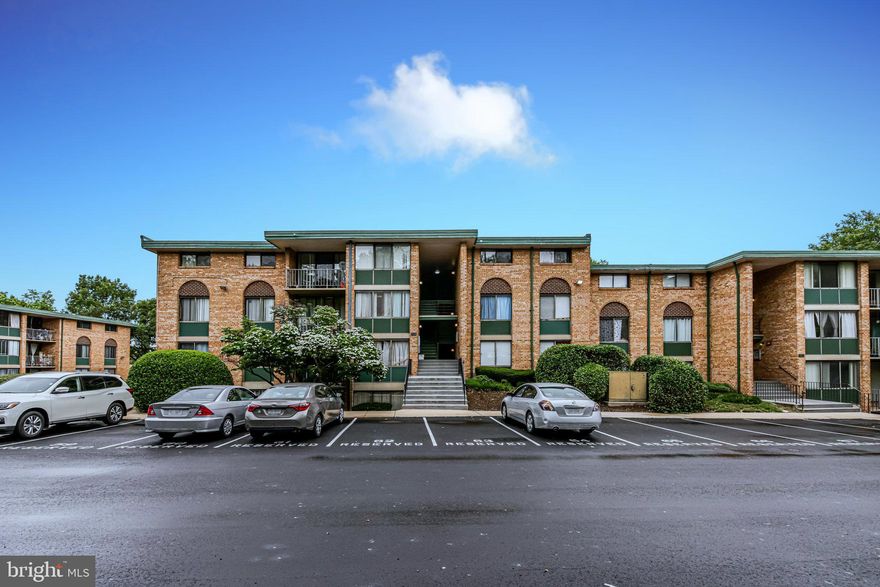 Why Rent when you can afford buying.  First Level 2 bedroom 1 Bath Condo, Open floor plan.  Kitchen has stainless Steel Appliances, granite countertops.  Plenty of storage on 4 walk-in closets (2 in Primary Bedroom).  Laundry room is on same level.  An abundance of natural light. Don't want to use the front entrance?  Don't worry the sliding glass door will lead you to your reserve parking space.  Looking out the back door you'd think its country living with the trees. The condo is minutes away from grocery stores, restaurants, and other shops, Entertainment options in every direction including Old Town Alexandria, Shirlington, Kingstowne Center, Springfield Town Center. Minutes to DC and MD, I395, 95, 495, Routes 7, other major routes, 1 assigned, 1 unassigned and ample off-street parking spaces, Bus stop only a few steps from unit.  ALL UTILITIES ARE INCLUDED IN CONDO FEE.  Owner needs a two month rent back from settlement.  Approved for VA and FHA loan