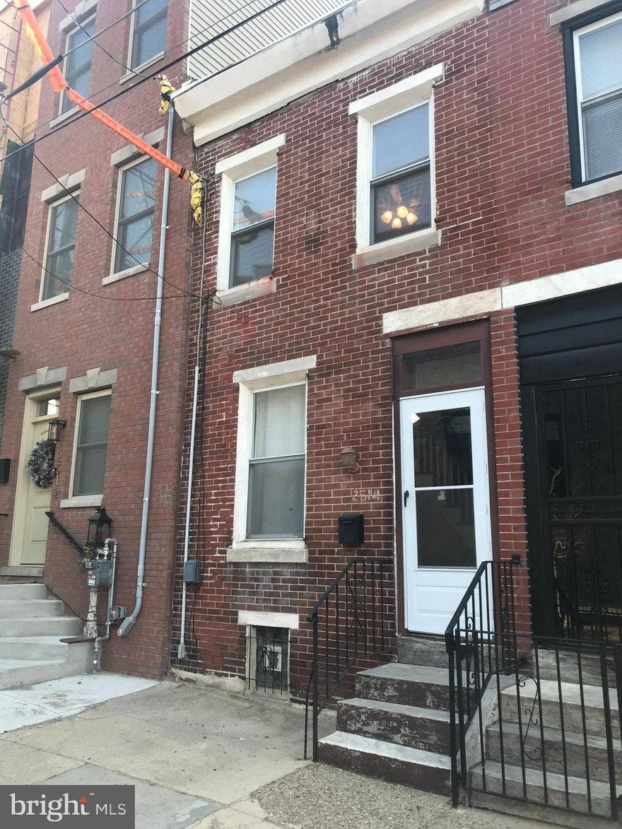 Great location, this home is close to transportation and walkable neighborhood. Near Frankford Arts Corridor, restaurants, etc. Lovely 2 bedroom 1 bath home with back yard  and basement. Freshly painted. Some pictures are virtually staged to provide visual look with added furniture.