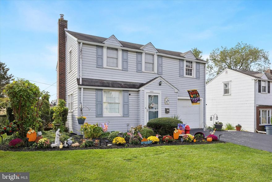 Welcome to 1421 Norman Road in the heart of Havertown! It's time to pass the keys along to this home that has been in the same family for decades. This charming and well-maintained home offers the perfect combination of comfortable living space and a functional layout. Step inside to a bright and inviting living room filled with natural light, featuring a large front window and an open flow into the dining room—perfect for everyday living and entertaining. The dining room connects seamlessly to the kitchen, which offers ample cabinet space and a convenient breakfast bar that opens to a spacious rear family room addition. This sun-filled space features vaulted ceilings, large windows, and access to the backyard, creating a wonderful gathering area for relaxing or hosting guests. Upstairs, you will find 3 comfortable bedrooms with great natural light and closet space, along with a full hall bathroom. The lower level provides additional flexible living space—perfect for a recreation room, home office, gym, or playroom—plus additional storage and utility areas. Outside, enjoy a beautifully maintained yard and driveway, and storage offered in the half garage. The home is conveniently located close to parks, shopping, dining, and public transportation, all within the highly desirable Havertown community. This home provides a great chance to create your own memories in a house where the seller's family has lived for decades.