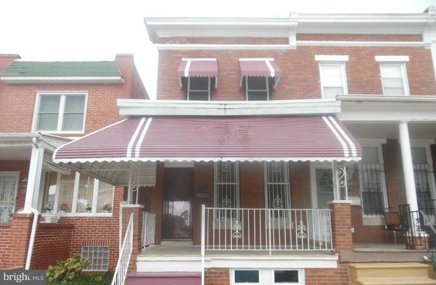 Fannie Mae Homepath Property.  Wonderful chance to own this value priced home.  Enjoy nice room sizes, wood floors, and ample rear yard.  The front porch is perfect for warm weather outdoor living space.  Use the partially finished basement as added storage or finish for more living space.  A convenient location, just a short drive to Downtown Baltimore!