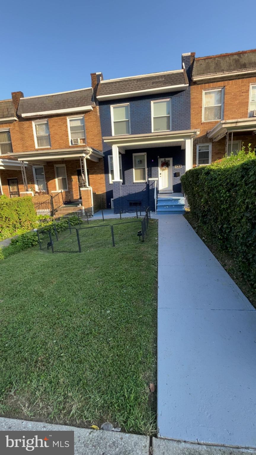 Welcome to your new home at 2421 Shirley Ave " Very Motivated Seller! Schedule Your Showing Today!! Come with all Offers!!!
Charming Blue Row Home for Sale or Lease!! (Credit Score 600).
Three-level row home offers a bright and inviting living space with 4 bedrooms and 3 Full Bathroom and one-half bath. The Larger Bedroom has its own private full Bathroom!! Featuring a finished basement complete with a full bathroom and tub, this home also
includes a convenient exit door leading to a parking pad in the back and a nice-sized deck perfect for
relaxing or entertaining.
The kitchen boasts sleek stainless-steel appliances, and the laundry room, located in the basement, adds
extra convenience. Recessed lighting throughout the house enhances the modern aesthetic and bright
ambiance. The main bedroom includes an adjacent private bathroom, providing a touch of luxury and
privacy.
Situated in a peaceful and quiet neighborhood, this home is less than 1 mile from I-83 Interstate, and
Cold Spring Lane Light Rail, making commuting a breeze. Additionally, you’re just 1 block from an MTA
bus stop and close to local hospitals including Kennedy Krieger Greenspring Campus Location. The Maryland Zoo is also nearby, offering a fun and educational
destination for the whole family.
Don’t miss the opportunity to make this beautiful home, Welcome to Your New Home!!