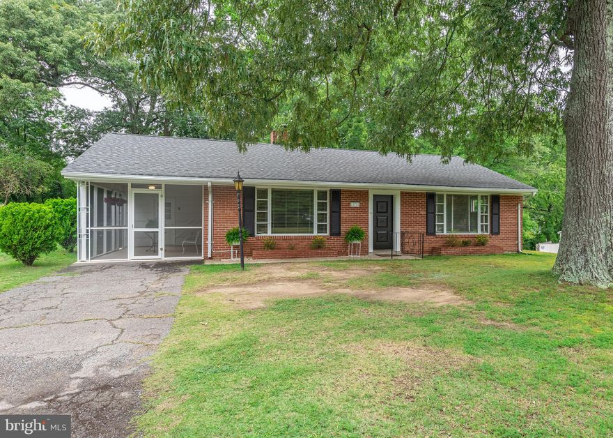 WE HAVE MULTIPLE OFFERS - SELLER HAS SET A DEADLINE FOR WED 8/9 /23 at 5 PM. Welcome to this charming one level brick rancher on over one half acre in Ft. Washington, MD! 3br, 1.5ba, solid bones and a great layout, this property offers immense potential for those looking to add their personal touch. With its timeless brick exterior and spacious layout, you'll find yourself falling in love with every corner. The inviting living spaces create a warm and welcoming ambiance. Step into the well-appointed kitchen, with fresh paint, living room with parquet floor and large windows. The cozy primary bedroom offers a peaceful retreat with built in original custom closet / dresser combination. The screened in porch provides great location for your weekend get together. There is also an extra storage / utility room and patio. The large level backyard provides a great space for garden or outdoor activities. Conveniently located near amenities and commuter routes, this gem won't last long! Don't miss the opportunity to make this wonderful property your new home sweet home. Be sure to check out the virtual tour and floor plans online!