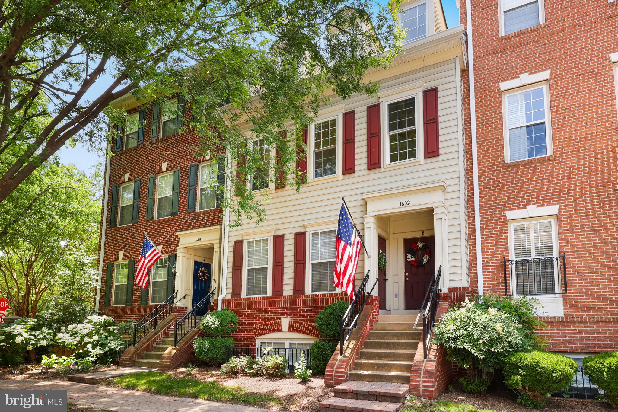 Location, location, location!! Rarely available B Unit townhouse-style condo in sought-after Old Town Greens---the perfect springboard to nearby Del Ray, Potomac Yard & EVERYTHING that Historic Old Town Alexandria offers!! This well-designed and spacious two-level home features an alluring living room with 20+ foot vaulted ceilings & three skylights that flood with natural light, creating a bright and comfortable setting for unwinding. A stylishly updated kitchen features newly refinished hardwood flooring & cabinetry, brand-new recessed lighting, and polished granite countertops. Generous cabinet & counter space sets the stage for the perfect culinary ambiance to inspire your inner chef! The covered balcony just off the kitchen provides grilling ease and relaxed al fresco dining. A spacious second bedroom—perfect for guests, a home office, or fitness studio—and a beautiful full bathroom completes the main level. Upstairs, the primary bedroom suite takes center stage with a versatile sitting area and plentiful closet space to accommodate almost any wardrobe. Relax after a long day in a spa-like en suite bathroom featuring a separate glass-enclosed shower, jacuzzi tub, and a granite countertop double vanity. A full-sized front-loading washer & dryer are conveniently tucked just outside the bedroom. HVAC & windows were replaced within the past five years and the unit has been freshly painted throughout. This home includes a full size one-car garage, while offering plenty of guest parking throughout the community. Residents of Old Town Greens enjoy fantastic amenities—pool, tennis courts, and play area. Outdoor enthusiasts have easy access to the Mount Vernon Trail, multiple parks along the Potomac River as well as Old Town Alexandria Waterfront. Commuters will love the proximity to both the Braddock Road & Potomac Yard Metros, Downtown DC, Pentagon, Amazon HQ2, DCA, and all major roadways. Shopping convenience is close at hand w/ Harris Teeter, Trader Joe's, and Potomac Yard shopping center. Foodies can take delight in nearby Rustico, gourmet sandwiches at Slater's Market, Vaso's Mediterranean Bistro, and the vibrant restaurant scene of Old Town North—all just a short stroll away. A truly wonderful home that could be yours—don’t miss out! **VA Assumption Opportunity w/ LOW 2.8% interest rate!!**