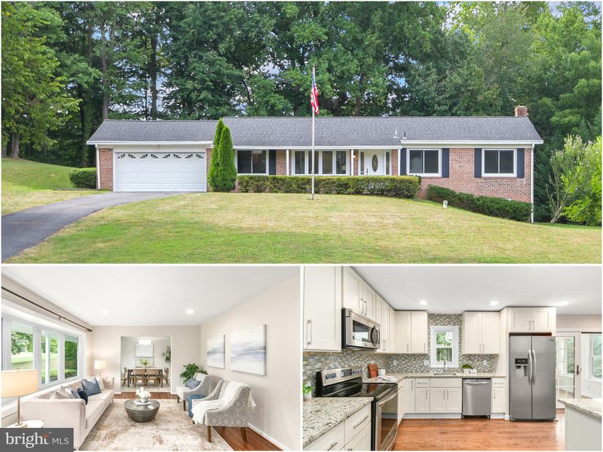 'Home is Where the Heart is.'
Nestled within the gentle embrace of mature trees and blooming flowers, 3666 Ridgeview Rd in Ijamsville, Maryland, stands as a beacon of serenity, comfort, and meticulous care. From the moment you drive up to this spectacular rancher, you sense that this is more than a house; it's a home filled with memories, laughter, and a touch of magic.
Upon entering, the warmth of hardwood floors greets you, leading you through freshly painted halls filled with love and attention to detail. The heart of the home, the LARGE eat-in kitchen, invites family gatherings and friendly banter, a place where meals are not only cooked but memories are created. Imagine the scent of freshly baked cookies, the sound of laughter, and the joy of family in this inviting space.
Just off the kitchen, the sunroom/morning room offers a tranquil escape. Picture yourself with a cup of morning coffee, watching the sunrise over the nearly 2 acres of rolling land that cradles this beautiful property. The birds sing a gentle melody, and time seems to pause, offering peace that nourishes the soul.
The main level, which houses three cozy bedrooms and two baths, continues the narrative of care and comfort. These are rooms of rest, where dreams are woven, and every waking moment is greeted with the promise of a new day.
Venture down to the finished lower level, and you're embraced by a massive recreation/family room. The wood stove crackles, casting a soft glow on the walls, beckoning you to gather around for stories, games, or a simple moment of relaxation. The 4th bedroom and 3rd bath on this lower walk-out level provide the perfect space for guests or family, adding to the flexible lifestyle that this home affords.
Located in Ridgeview, a place that marries the best of BOTH worlds, this home offers peace and privacy within a mature neighborhood, yet finds itself just minutes away from the vibrant community of Urbana, Maryland. Schools that nurture minds, parks that awaken the spirit, shopping that delights, and restaurants that tantalize the palate—all are at your doorstep.
3666 Ridgeview Rd is not just a property; it's a testament to a life well-lived, a place where every corner whispers a story, every room echoes with joy, and every window frames a picturesque moment. It's a home waiting for you, ready to become the backdrop of your life's greatest memories. Come, step into your new beginning, and let the next beautiful chapter unfold.