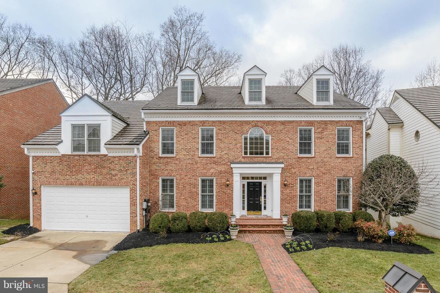 C&O Location! Sensational Home on Wooded Lot backs to Pond! HW Floors, Library, Separate LR and DR, Fam Rm with Gas FP, Large Kit with Granite Island and Walk-In Pantry, Butlers Pantry, Breakfast Rm w/ Porch, MBR Suite with 2 Walk-In Closets, Dressing Area, MB Bath w/ Dual Head Shower & Soaking Tub, FF WO Basement w/ Covered Porch & Patio, 2 Addl Bedrooms & FB. Pool/Tennis Club!