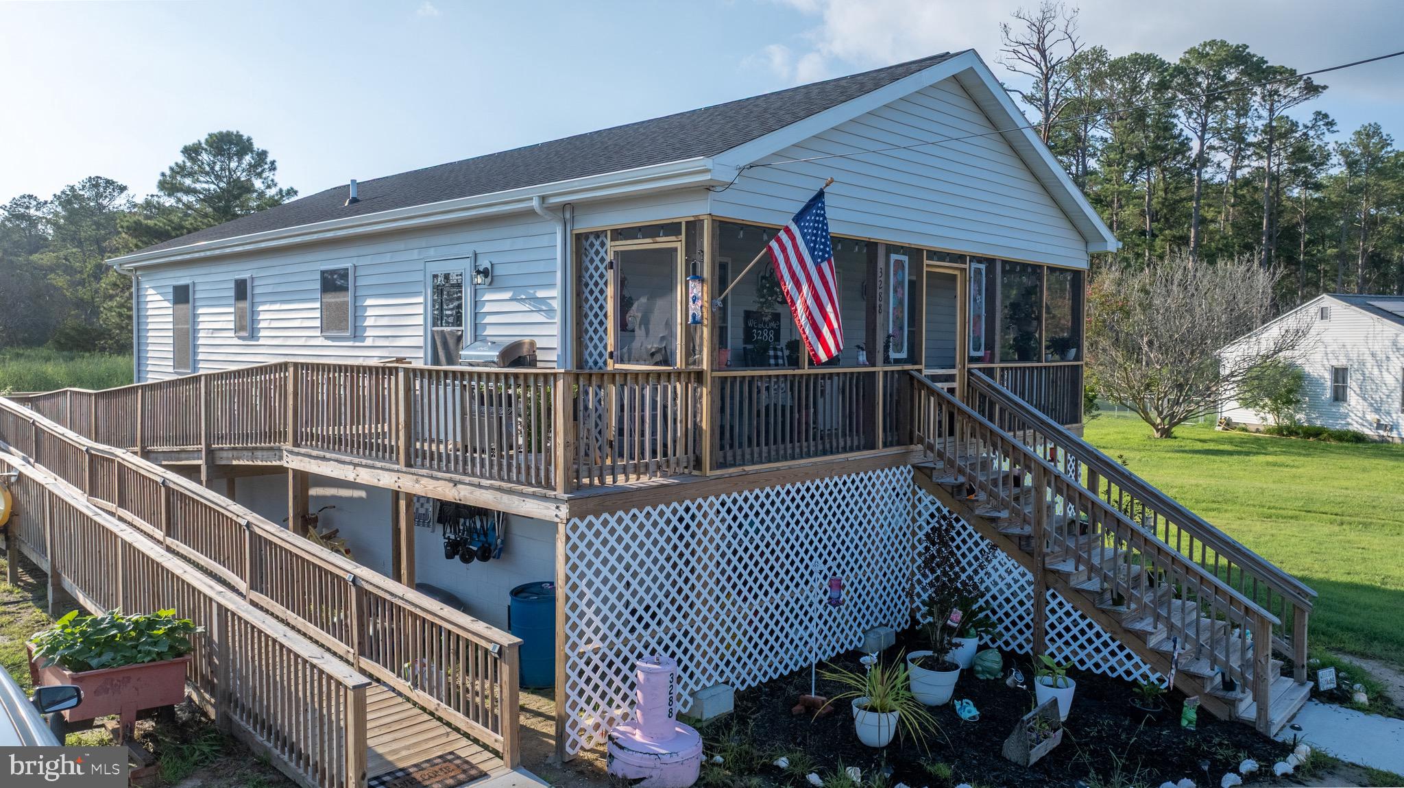 Live the American Dream in Crisfield, Maryland!
This beautiful 3-bedroom, 1-bath New Build sits on a spacious corner lot—nearly an acre of country living at its finest! With 1,092 square feet of thoughtful design and cozy charm, this home checks all the boxes for curb appeal and comfort.
Step inside to a bright, inviting interior featuring custom Mennonite-built kitchen cabinets, complemented by modern appliances that blend seamlessly with the design. The living room offers the perfect gathering space, centered around a stunning tile fireplace—a true conversation starter.
Down the hall, you’ll find a stylish in-closet laundry area, along with a barn-door accented bathroom complete with a tiled shower and elegant mirror—bringing a touch of rustic charm with modern finishes. Each of the three bedrooms includes separate mini splits in each room as well as Ceiling fans and closet space for storage and comfort.
Outside, enjoy the screened-in porch, a handicap-accessible ramp, and a fully encapsulated crawl space with lighting and ample storage, Piping under the home has been sprayed with insulation foam. All Plumbing and HVAC as well as electrical wiring is brand new only 1.5 years old! As well as new roof only 1.5 years old!! A Brand new septic, And for animal lovers—yes, the beautiful goat pen conveys with the property, ready to welcome your furry family members!
Whether you're starting fresh or looking to settle into something peaceful and move-in ready, this home offers country charm with modern upgrades. Don’t miss your chance to experience Crisfield living—schedule your private tour today!
