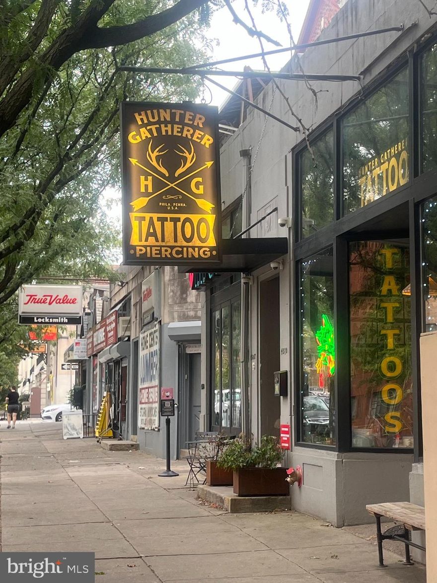 Discover the perfect blend of urban luxury and convenience with this lovely 1-bedroom loft in the heart of Spruce Hill. Boasting impressive 16-foot ceilings and oversized windows, this loft offers a bright and open living space with hardwood floors, air conditioning and plenty of storage space. The luxurious kitchen features stainless steel appliances, sleek quartz counters, and a dishwasher.  The loft style bedroom is a tranquil retreat filled with natural light and the bathroom is elegantly tiled with a marble finish and matte black fixtures.  New energy-efficient windows and ductless air/heat throughout ensure comfort year-round.  With a tucked-away private entry, the location is a dream, just steps away from the charming shops, delectable restaurants, and cozy cafes along Walnut Street between Melville and 45th. Blocks from the El, providing easy access to Center City.