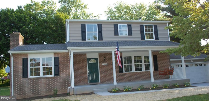 Beautiful 3BR, 2.5BA porch front colonial. Recently updated, new heat/ac, hot water heater, new garage door, fresh paint, new flooring, new kitchen cabinets, and sprinkler system to all living space. Large FR with wood burning FP, updated kitchen with SS appliances. Has a bonus room on upper level, 2 car attached garage and an unfinished LL waiting for your personal touch. Move in ready.