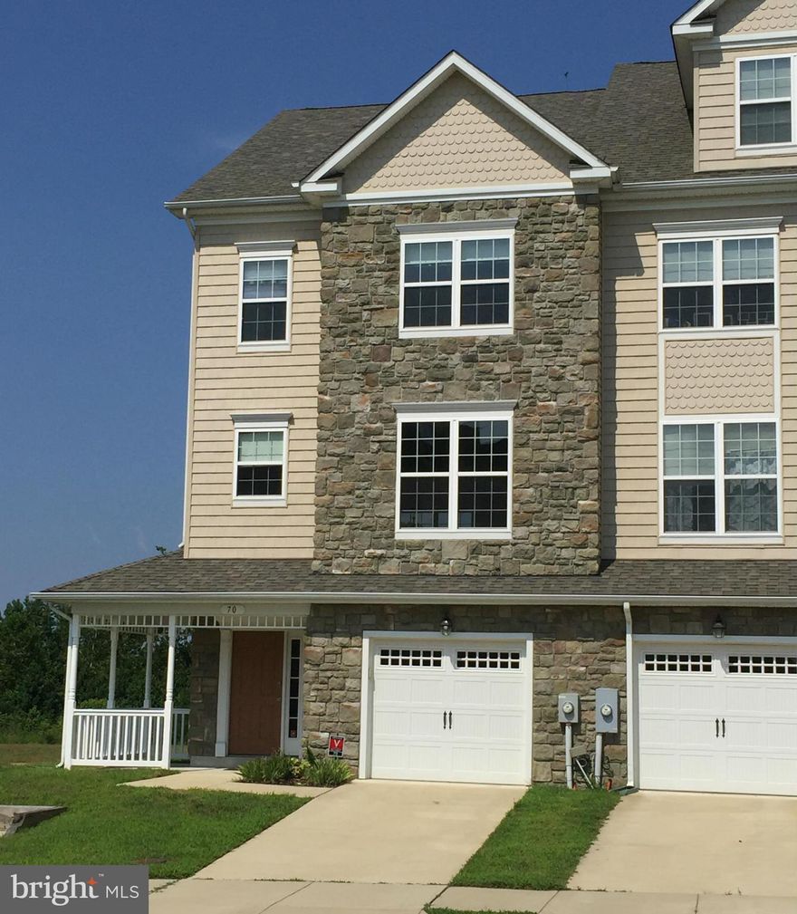 Available immediately, subject to lease and credit review. Almost new end unit townhome, two master bedrooms two full & two half baths, one care garage with remote. Enjoy this private setting with adjacent open spaces, maintenance free decking as you come off the elegant sunroom extension. Original owner and clean as a whistle! Convenient to all commuter routes, great schools and ample local shops