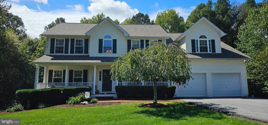 Welcome to this stunning four bedroom, three and a half bath residential home located in the beautiful Forrest Farm neighborhood.  This property has 3518 square feet of living space above grade and 1040 of finished space in the basement, with additional 516 square feet of unfinished storage space. This home has an array of features that are perfect for modern living and relaxation. House is located on 2.04 acres of beautiful land with many trees for privacy.  Home has an updated kitchen complete with a large island, quartz countertops, ample cabinets and separate eat-in area that offers access to the rear deck. Kitchen opens to a spacious family room with a gas fireplace. The main floor flows seamlessly with a half bath, formal dining room, formal living room and office/other room. Second foor features primary suite with  vaulted ceilings, dual walk-in closets, sitting area and separate other room within the primary bedroom. The primary bathroom has dual vanities, a soaking tub and a separate shower. Additional three bedrooms provide plenty of space for family and friends. Each bedroom offers large closet spaces. Laundry area is conveniently located off the primary bedroom. The walkout basement features full bath, additional family room area and leads to a beautiful patio, a dual deck and backyard firepit. Perfect for relaxing or entertaining. The 18 x12 shed conveys with the property and is perfect for your tools and yard equipment. The Forrest Farms neighborhood offers many amenities including a outdoor community pool, tennis, basketball, pickleball and volleyball courts and soccer field. All within walking distance. This home is a must see for you and your family!