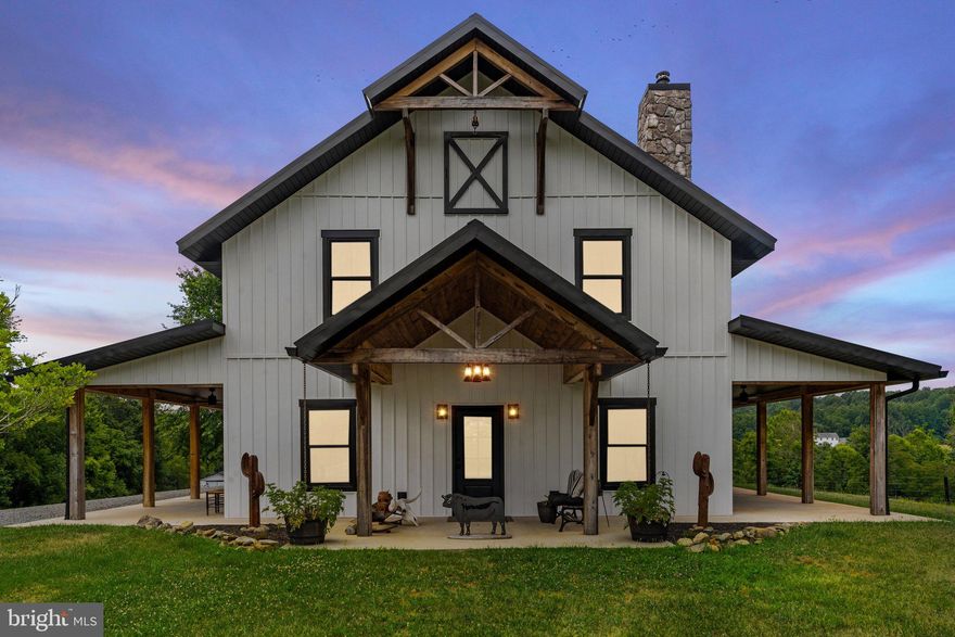 *Show Stopper*Custom barndominium by local builder located on almost 16 acres with 1 bedroom/1 bathroom guest cottage - perfect for long term guests or rental income*Nestled in the heart of rural Culpeper County, this home has been thoughtfully designed with custom features throughout*Over 3000 square feet of living space with 4 bedrooms & 3 full bathrooms*Expansive patios are located at every entrance to the home*Enter into the open concept floor plan with polished concrete floors on the main level*Gorgeous gormet kitchen with Viking appliances, handcrafted hickory cabinets & spacious island*Butler's pantry with main level washer/dryer & prep area*Full bath with extra large shower & live edge custom vanity*Custom doggy wash area with access to fenced yard*Upstairs you'll enjoy the stunning primary suite with wet bar, sitting area & door to balcony overlooking the water views*The primary bathroom has custom pebble flooring, double vanity & soaking tub*There is no shortage of closet space - check out the walk-in closet with washer/dryer as well as the cedar closet & special nook for jewelry*Two additional bedrooms share a full hall bath*So much thought was put into this home - from the custom light fixtures to hand crafted railings and hidden storage . . . This is truly a one of a kind property*Most of the land has been fenced for livestock*Enjoy the pond views while you relax by the smokeless firepit*With pastoral and water views from almost every window, you'll never regret calling this home*