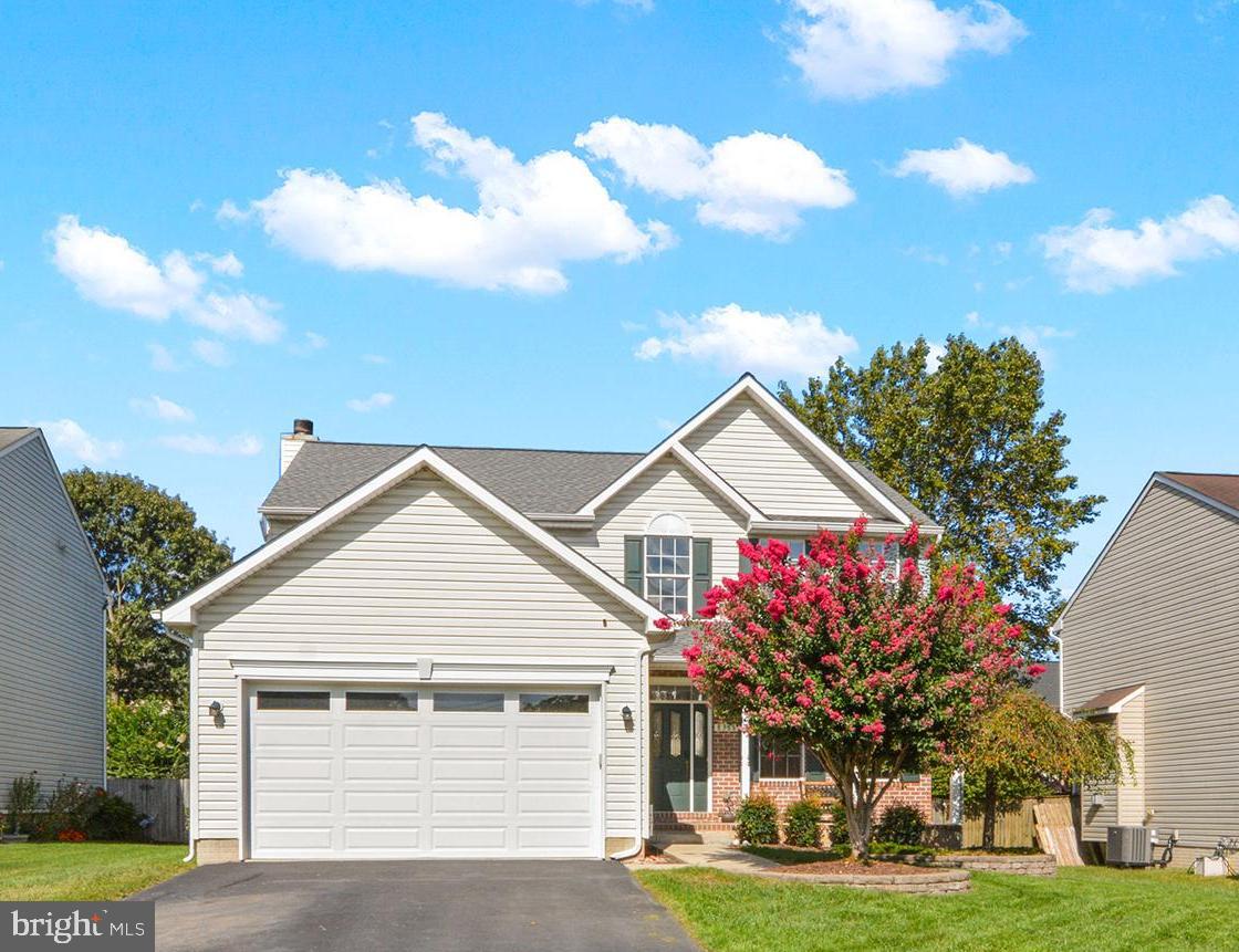 **Open House - Sunday, 9/21, 12-2 pm** Welcome to this picture perfect home! The current owners have lovingly maintained and updated this home so you can move in and enjoy right away! Among the recent updates are a new roof, HVAC, paint, and appliances. The main level features a spacious kitchen with granite countertops and new stainless steel appliances, as well as formal living/office and dining room, and powder room. Four large bedrooms and two full baths complete the upper level with the highlight being a generous primary suite with walk-in closet and huge full bath. The lower level is a blank canvas complete with a full bath rough in. Enjoy the picture perfect fully fenced yard with deck and shed. Amazing location that's close to everything yet private and serene!