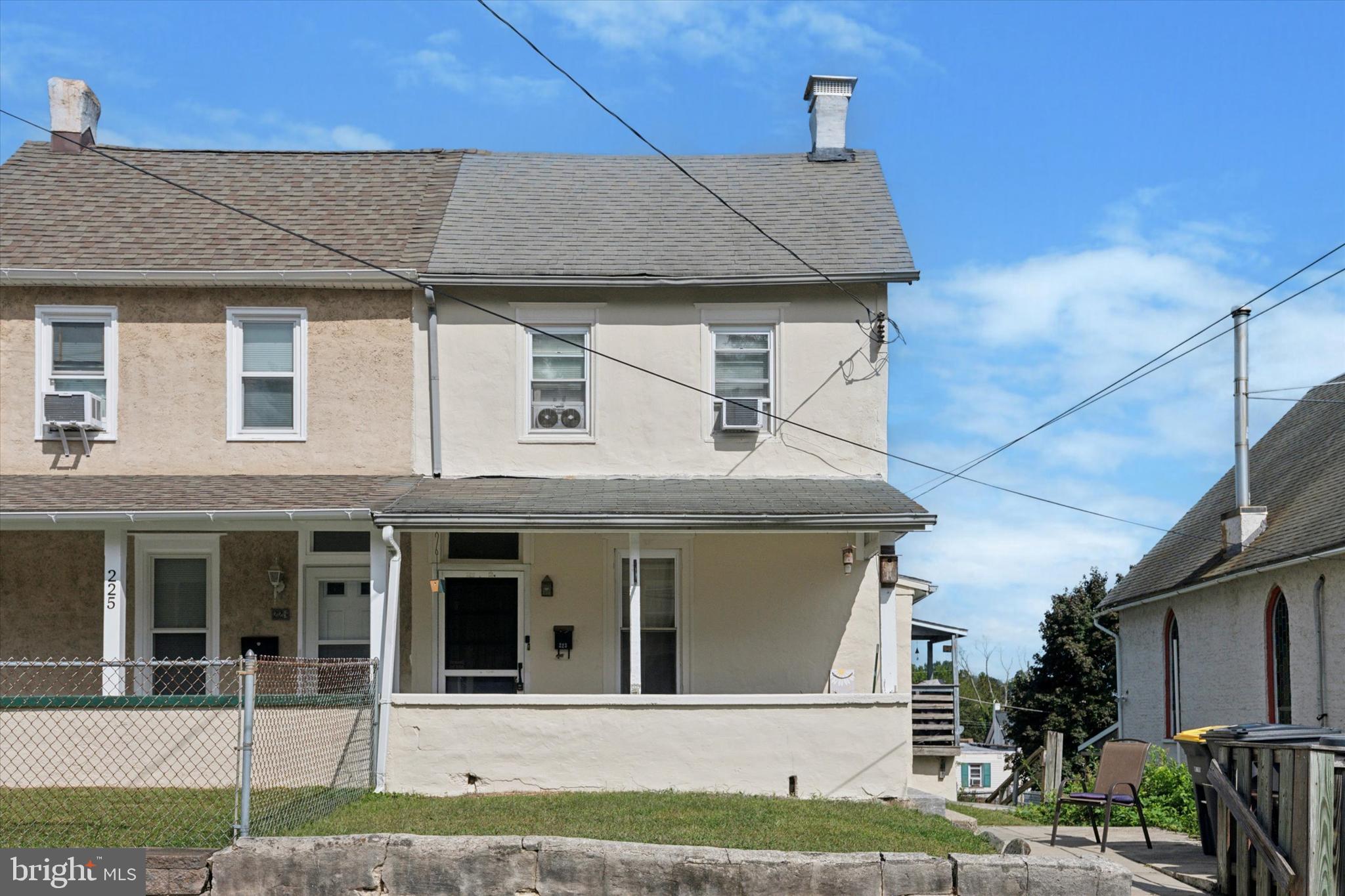 Welcome to 223 Prospect Avenue, a delightful 3-bedroom, 1.5-bath home nestled in the heart of the Downingtown Borough. Bursting with character and charm, this home offers the perfect blend of comfort, convenience, and small-town living. Step inside to find a cozy living area filled with natural light, a thoughtfully designed kitchen, and a dining space that makes everyday meals feel special. Upstairs, two inviting bedrooms provide restful retreats, complemented by a full bath. A convenient half bath on the main floor adds to the home’s functionality. Outside, you’ll enjoy a welcoming front porch—perfect for morning coffee—and a manageable backyard, ideal for gardening, relaxing, or entertaining. Best of all, you’re just a short stroll from all that Downingtown has to offer, including parks, local shops, restaurants, and the train station for easy commuting. Whether you’re a first-time buyer, looking to downsize, or searching for a home in a walkable community, this property is a gem waiting to be discovered. Discover Downingtown.