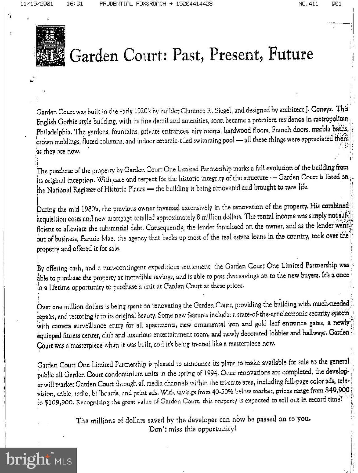 UNIVERSITY CITY - Residential