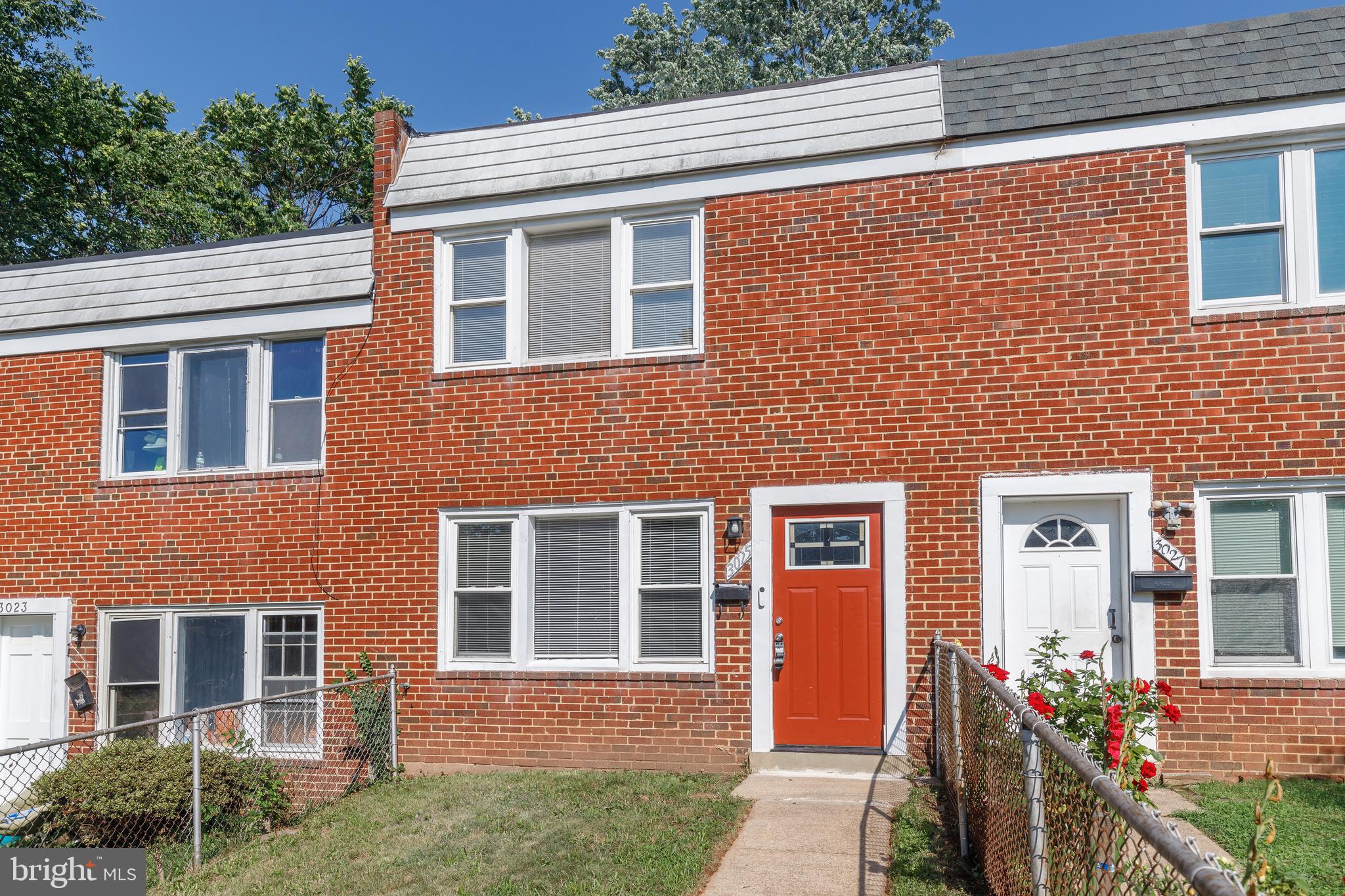 3025 Huron Street in Baltimore is a beautifully updated brick townhouse located in the Lakeland neighborhood. Built in 1958, the home features approximately 1,024 square feet of living space with 3 bedrooms and 1 bathroom. Recent renovations include new luxury vinyl plank flooring throughout home, granite countertops in the kitchen, and a modernized HVAC system with central A/C. The home also offers a fenced backyard, and off-street parking via a rear parking pad. These upgrades make it a move-in ready property with strong rental potential—ideal for both homeowners and investors
