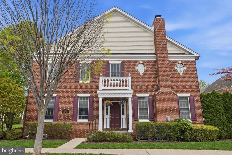 Welcome to 201 Jenks Alley, an exceptional brick end-unit townhome offering a perfect blend of sophistication and comfort in the prestigious Newtown Walk community, ideally located just steps from the charm and vibrancy of Historic Newtown Borough. Offering the perfect balance of elegance, space, and low-maintenance living, this stunning 3-bedroom, 3.5-bath residence delivers the feel of a single-family home within an intimate, boutique-style community. Thoughtfully designed with 9-foot ceilings on both the main and second levels and 8-foot ceilings in the lower level, the home is filled with natural light from an abundance of windows, creating a bright and airy atmosphere throughout. Recently refinished hardwood floors (2025), recessed lighting, and detailed crown molding enhance the home’s sophisticated appeal. The gourmet kitchen serves as the heart of the home and is beautifully appointed with 42” cabinetry, granite countertops, a tiled backsplash, stainless steel appliances, and a center island—perfect for casual dining or entertaining. An elegant butler’s pantry provides additional prep and storage space, seamlessly adjacent to the kitchen and direct entry from the garage enhancing both function and flow.
The open-concept layout continues into the living and dining areas, offering a warm and inviting setting ideal for everyday living and hosting guests. The adjacent family room is highlighted by a gas fireplace with remote control and a built-in blower for added warmth, creating a comfortable and cozy environment year-round. Upstairs, the luxurious primary suite is a true retreat, featuring a cathedral ceiling, decorative chair-rail molding with panel wainscoting, plantation shutters, and a spacious walk-in closet with custom built-ins. The en-suite bath includes a double vanity, soaking tub, and a beautifully tiled shower with built-in seat. Additional bedrooms are generously sized with ample closet space and flexibility for family, guests, or a home office. A second-floor laundry room with wash sink adds everyday convenience. A standout feature of the home is the private office, thoughtfully positioned for maximum privacy and enhanced with custom built-in bookshelves—ideal for today’s work-from-home lifestyle. The professionally finished lower level offers incredible versatility, complete with recessed lighting, decorative molding, a kitchenette, bonus room /guest bedroom, full bathroom, and abundant storage—perfect for extended stays, recreation, exercise, or media space. Outdoor living is equally impressive with a maintenance-free composite deck offering privacy and a retractable awning, creating the perfect setting for relaxing or entertaining. Additional highlights include a two-car garage with epoxy flooring, electronic access at both the front door and garage, and two high-efficiency HVAC systems replaced in 2023 and separate heat pump replaced in 2025. Residents of Newtown Walk enjoy a well-managed, fiscally sound HOA, beautifully maintained grounds, and access to a scenic walking trail. This intimate community is known for its exclusivity, timeless architecture, and exceptional location. Situated within the award-winning Council Rock School District, this home is just a short stroll to Newtown Borough’s renowned restaurants, boutique shopping, and charming cafés. Nearby shopping centers provide everyday convenience, while easy access to major commuting routes allows for seamless travel to Philadelphia, Princeton, and New York City.
Also, enjoy outstanding access to nearby parks, including Tyler State Park just minutes away with scenic trails, biking, and kayaking along Neshaminy Creek. Closer to home, Helen Randle Park offers playgrounds, sports fields, and walking paths, while Roberts Ridge Park provides a convenient neighborhood setting for casual outdoor enjoyment. A rare opportunity to own in one of Bucks County’s most sought-after communities.