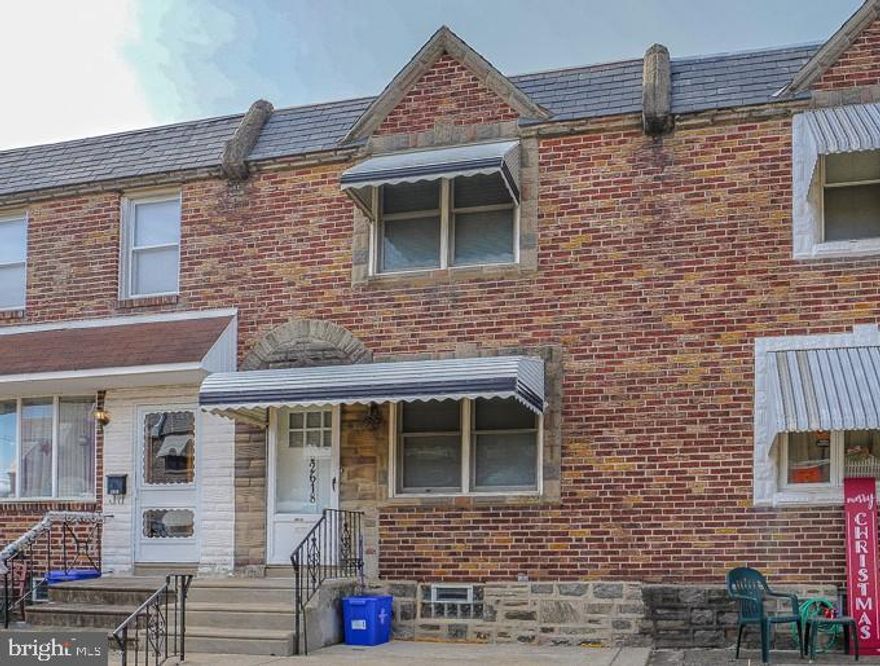 Convenient, sought after Bridesburg location for this well improved  brick row home  that is ready  for your New Year move-in to a new address and quality of life.  This easy to maintain 2 bedroom has beautifully 
re-finished original hardwood floors through out with the exception of the finished basement offering new  durable vinyl plank  flooring.  Basement level with rear driveway access includes separate laundry room containing  a half bath. This home has well maintained  and improved.  And saving the best for last...the home purchase includes a separately deeded and taxed residential lot in the rear allowing for 4-5 car parking or future development or sale!