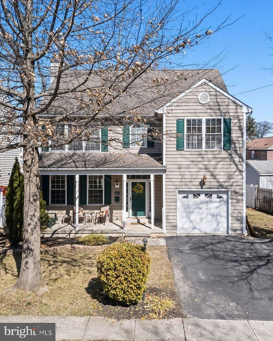 Welcome to 2431 Gilbert Street in desirable Broomall — a beautifully maintained 22-year-young home that blends classic comfort with everyday functionality.

This spacious 4-bedroom single family home offers 2 full and 2 half bathrooms, providing plenty of room for both daily living and hosting. The main level features a traditional dining room perfect for gatherings, while the open-concept kitchen flows seamlessly into the inviting family room, where a cozy fireplace creates a natural focal point for relaxing evenings and seasonal celebrations.

Upstairs, the generously sized primary bedroom suite serves as a true retreat, featuring a large walk-in closet and an expansive ensuite bathroom with ample vanity space, a soaking tub, and separate shower — creating a comfortable, spa-like atmosphere for starting and ending your day. Three additional well-proportioned bedrooms offer flexibility for family, guests, or home office needs.

Outside, enjoy morning coffee on the welcoming front porch or unwind on the rear deck overlooking the yard — ideal for outdoor dining, entertaining, or simply enjoying the seasons. Additional highlights include an attached garage and thoughtful layout designed for comfort and convenience.

Close to shopping, dining, and major routes, this home offers the space you need with the setting you want.