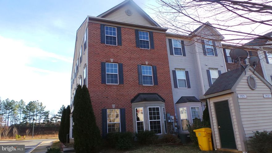 Wonderful chance to own this value priced home! This gorgeous end of group home offers tons of living space including a 3rd floor master suit with attached bath! Gorgeous bay windows in the living and dining rooms allow for lots of natural light. A fantastic location, just outside of Fort Meade, with easy access to I97 and I95. This is not one to miss!