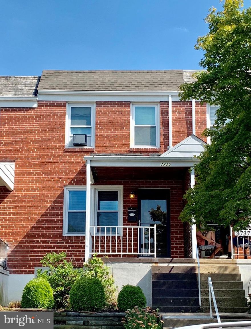 Live comfortably in this fully updated 2bed, 2bath townhome on a quiet street located minutes away from I95 and downtown Baltimore. Wood floors throughout. Updated kitchen with granite countertops. Finished walkout basement.  Front and rear porches.  Large Fenced backyard with room for parking and easy main floor access. Book your tour asap. This listing won't last.