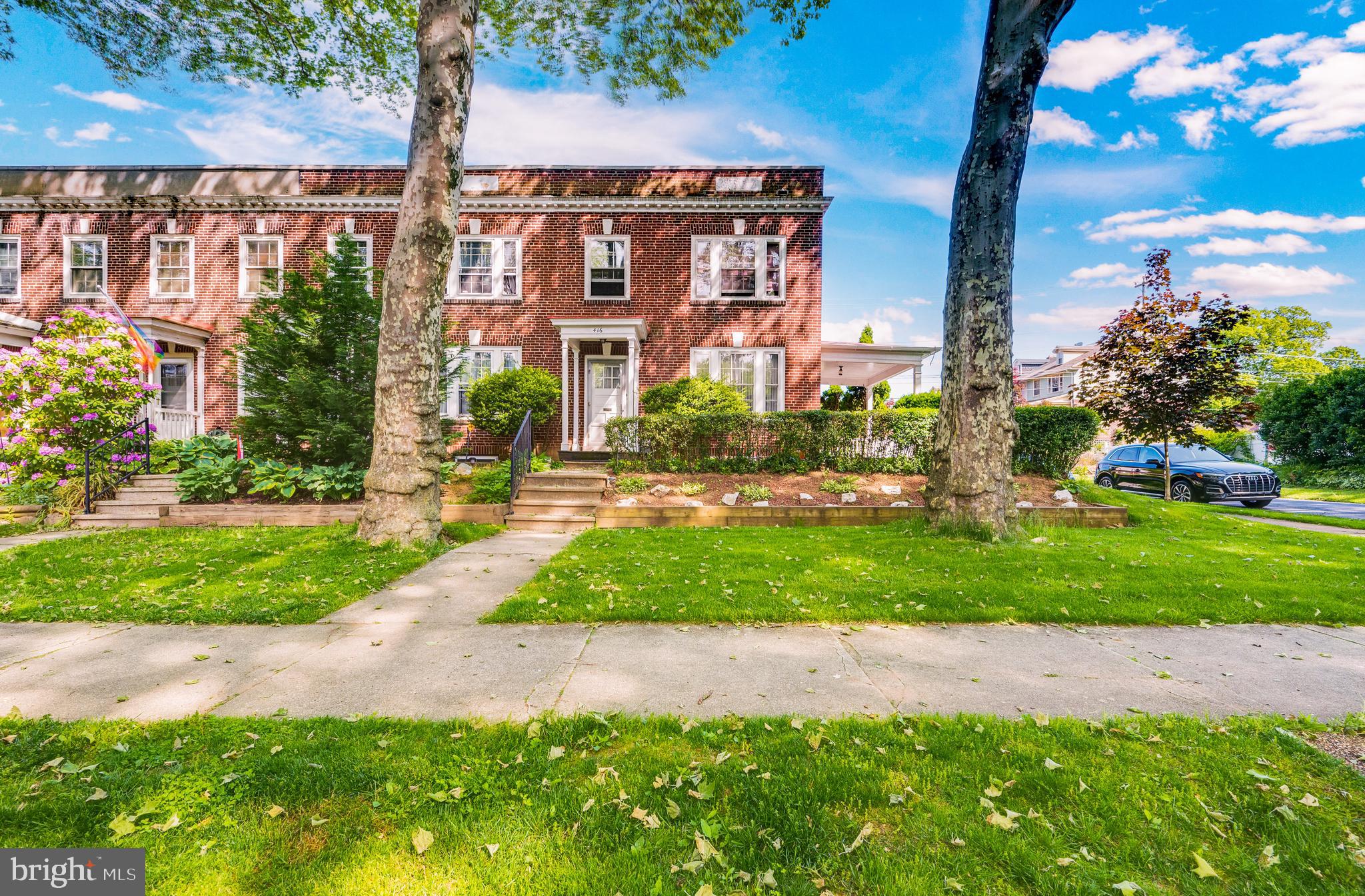 Available for sale after 60+ years of ownership, this end of row townhome has been well maintained! This classic brick home sits on a lovely corner lot in the beautiful Borough of West Reading. Vintage charm throughout with windows on 3 sides allows for nice breezes through this home. The wood flooring under the carpet on the main and upper level has been well protected. This home has a spacious living room, formal dining room and kitchen with access to the rear yard and detached 2 car garage. On the upper level are 3 bedrooms and the only full bathroom. On the lower level is a nice-sized family room, toilet closet, laundry and mechanicals. On the exterior, enjoy the large side porch or the front brick patio space. Parking is no issue with the garage and the side street. This location is walkable to all of the West Reading attractions-Penn Ave shops and restaurants, recreation facilities, Tower Health, Wyomissing Park system as well as the Reading Public Museum. Schedule fast because it won't last!