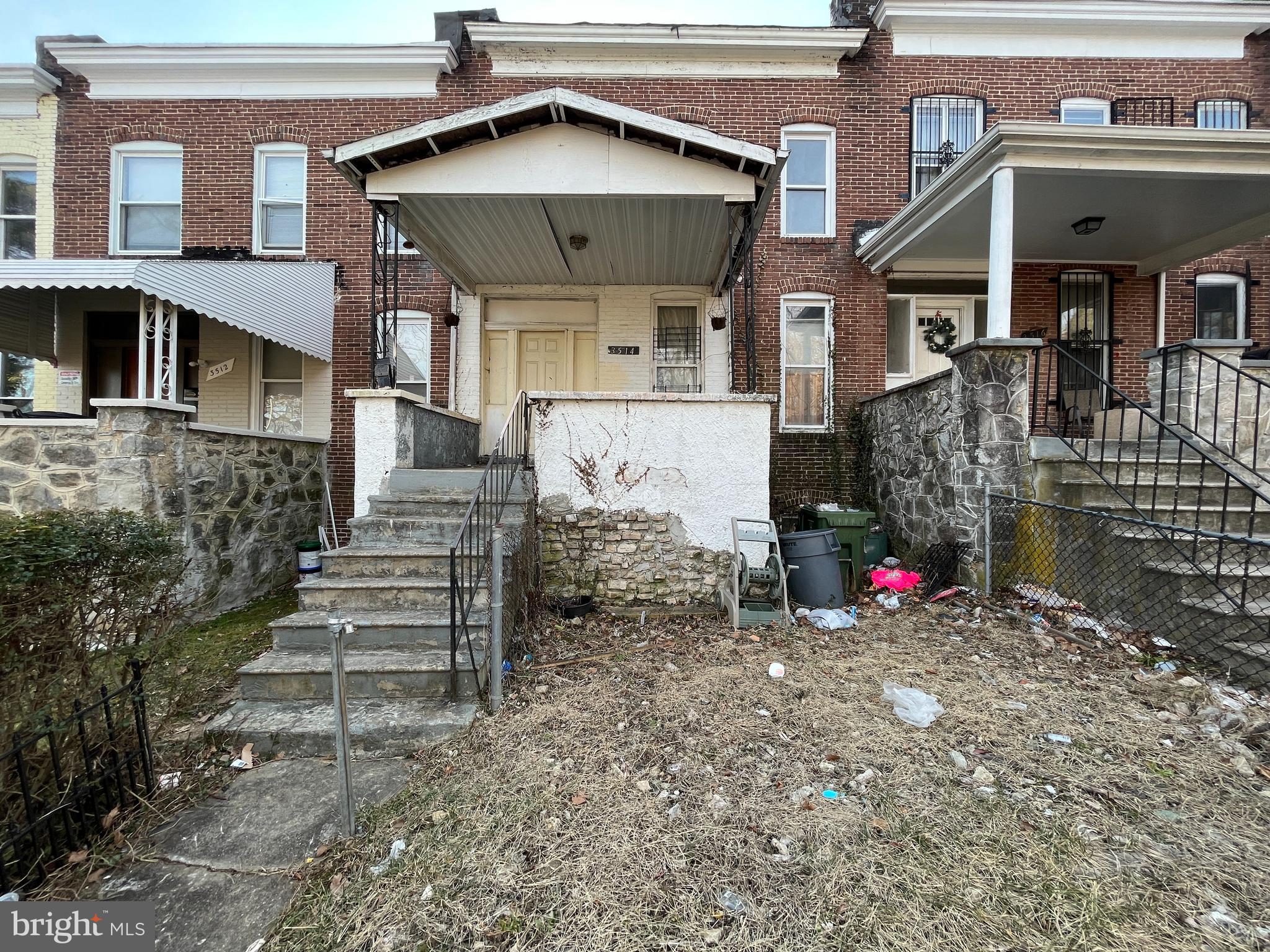 ONLINE AUCTION: Bidding begins 9/1/2025 @ 10:00 AM. Bidding ends 9/3/2025 @ 06:50 PM. List Price is Suggested Opening Bid. Deposit: $5,000.
This property is situated in the Park Circle neighborhood of Baltimore, about a mile from the Pimlico Race Course. Also nearby is Druid Hill Park, a 745-acre urban green space featuring the Maryland Zoo and Rawlings Conservatory, as well as Forest Park Golf Course, known for its challenging par-3 holes, tree-lined fairways, and elevated greens. Mondawmin Mall, a major retail and transit hub with a variety of stores and services, is also within close proximity. The property offers convenient access to Park Heights Avenue, a major traffic artery that connects to Northern Parkway and provides straightforward routes toward downtown Baltimore and I-83. This property is vacant.