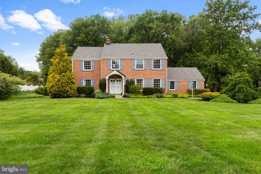 Welcome to this classic brick Colonial home that sits on a 1.1 flat acre lot in the desirable neighborhood of Canterbury Woods, Easttown Township along with Tredyffrin/Easttown School District including Conestoga High School, T/E Middle and Beaumont Elementary. This home has been well maintained throughout the years and now it is someone else's turn to make it their home. Inside the home, one will find a large living room and a large family room.  Upstairs, included four bedrooms with updated baths. There are walk up stairs to the attic that can be transformed into another bedroom, office, or playroom. The garage has inside access from the kitchen. Finally, the yard is expansive with mature landscaping.
