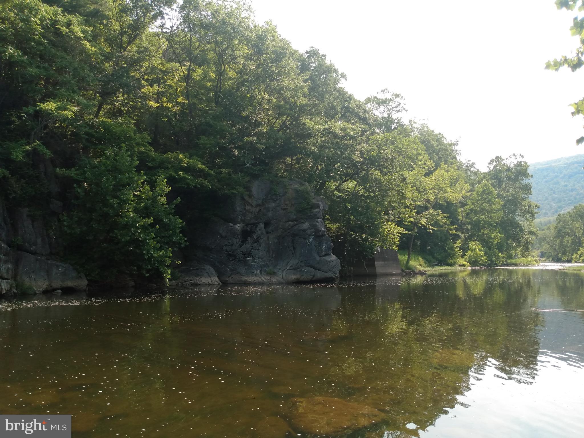 Cacapon River Acreage! 51 acres with 1/2 mile of pristine riverfront awaits you! The land offers a very diverse setting with three distinct building areas, take your pick or use them all on this mostly unrestricted parcel of WV Paradise. The previous owner built high on a rock formation overlooking the river and with easy access to the river's edge. Not too far from this site going just around the river's bend to the flat you'll find a very tranquil setting for a cabin or camp area. Now if you have ever wanted a spectacular long-range view then maybe you'll check out the top, yes, this land goes to the top of the mountain and there is even a good road that will get you there, from there you'll hike the jeep trail to the build area that will give you an East / Southeast view easily and a Southwest if you want it. Let's throw in hiking, 4 wheeling, fishing, swimming, kicking, shooting and hunting and you just can't afford to let this one slip by, so make your appointment Today!