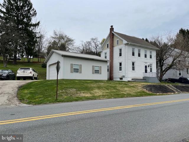 Old colonial on .82ac 3 bedrooms, 2 full baths, 1st laundry, over sized 2 car garage. part of land is across the street. The property appraised for $285,000.00
