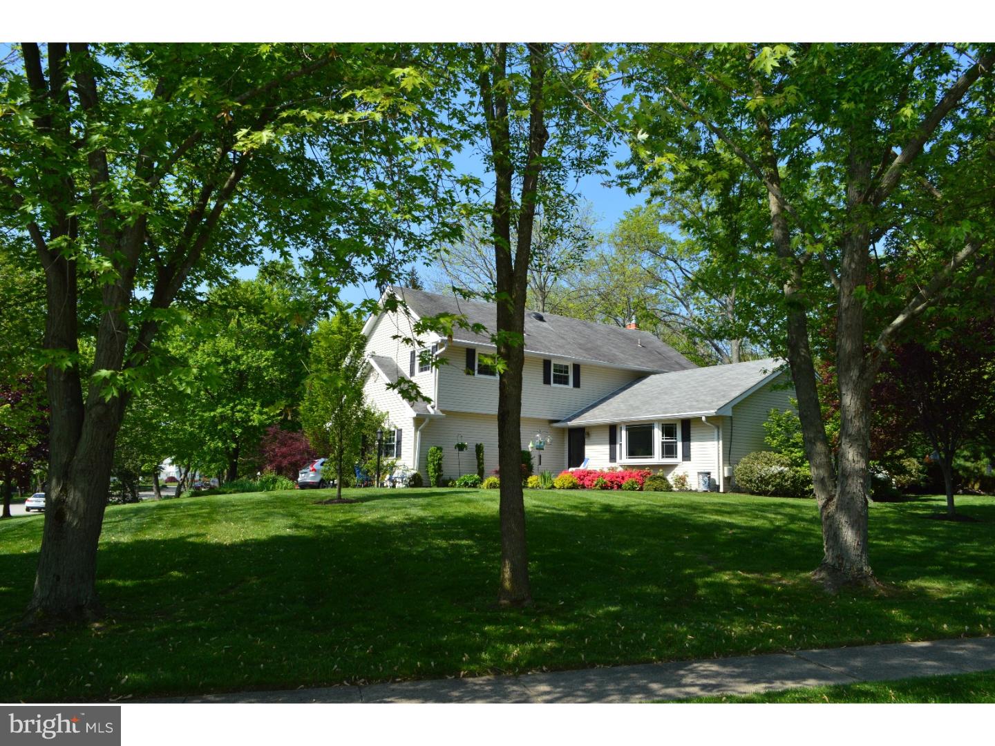 Welcome to this beautiful 4 bedroom 2.1 bath colonial home in the area of Norriton Woods. Walk into the foyer with hardwood floors, the large living room boasts hardwood floors with a bay window for plenty of light. The kitchen is a chef's dream with 42" oak cabinetry, silestone sink, granite counters, pantry and a beautiful breakfast area. From the kitchen, walk out slider doors to the expansive concrete patio adorned by magnificent perennial gardens. The family room offers 3 large windows, neutral carpet and a beautiful natural gas fireplace with forced hot air heat. Upstairs you will find the master bedroom suite that boasts neutral carpet, windows and a large walk-in closet with built-in shelving. The master bath offers newer sink and a stall shower. There are 3 additional bedrooms with a full bath. The unfinished basement offers plenty of room for storage and room for your personal touches to finish. This home offers a "Generac" Natural Gas Generator and 12' X 18' Wood Storage Shed.