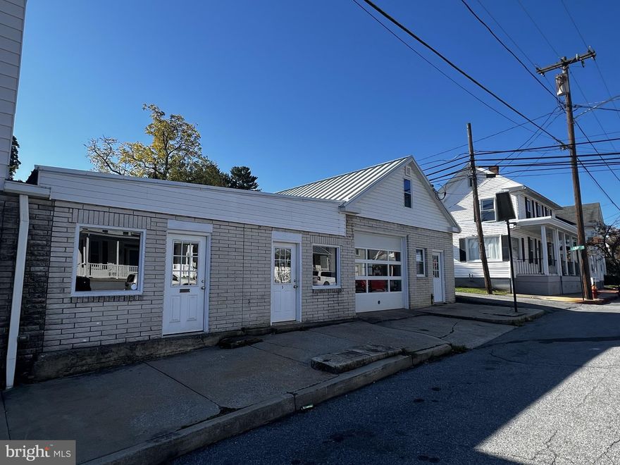 Introducing the Bite Size Deal! Located at 5 W Water St in Smithsburg, MD 21783, this property presents an exciting opportunity for investors. Formerly known as Smithsburg Auto Parts, this vacant property was successfully operated by the owner for many years. Now, the seller is ready to retire, offering a chance for a new owner to take over both the business and the property.

Situated in the TC (Town Center) zoning district, this property benefits from a versatile designation that allows for a wide range of uses. The TC zoning promotes a mix of residential, commercial, and public service activities, creating a vibrant core area. Potential uses for this property include auto sales, automotive services, residential/multifamily developments, and even mini-storage facilities.

The surrounding neighborhood features a diverse array of land uses, including retail/commercial establishments, multifamily buildings, and single-family homes. With a lot size of 0.07 acres and a 4,872 square foot building, according to county records, this property offers ample space for retail, office, garage, and warehouse purposes. Additionally, an attached garage provides added convenience.

Notably, the subject property is located just a short distance from a bustling shopping center anchored by a supermarket. This center boasts a strong tenant mix, featuring nationally recognized brands such as Dunkin Donuts, Dollar General, various restaurants, and banks. The property's proximity to this thriving retail hub adds further value and potential foot traffic.

Recent capital expenditures have enhanced the property's structural integrity, including updates to the roof, wiring, boiler, and insulation. These improvements contribute to the overall appeal and functionality of the premises.

Don't miss out on this Bite Size Deal! Take advantage of the stable income potential and the opportunity to contribute to the growth of Smithsburg's vibrant town center. Contact us now for further information and to explore this exciting investment prospect.