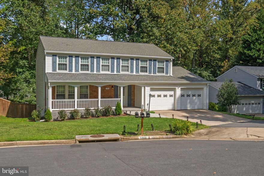 Tucked away at the end of a cul-de-sac, this move-in ready single-family home offers a spacious backyard with rare 6ft privacy fence and thoughtful updates throughout and 4 bedrooms, 2.5 baths, and a 2-car garage. 
The inviting front porch welcomes you inside, where hardwood floors flow through the main level. The updated kitchen features shaker cabinets with soft-close drawers, two pantries with sliding shelves, stainless steel appliances, and granite countertops. The family room, with its wood accent wall and gas fireplace, opens to a large composite deck with stairs leading to the nearly flat backyard. A formal living room and dining room complete this level.
Upstairs, you’ll find 4 spacious bedrooms. The primary suite includes a walk-in closet with built-in organization and an updated en-suite bath with a glass shower and granite vanity. Two additional bedrooms feature double closets.
The walkout lower level has a bright recreation room, a laundry room with full-size front-load washer and dryer, and a large storage area. From here, you can step directly into the backyard.
Don't miss the proximity to the community pools, major commuter routes (including the Pentagon Express Bus), plenty of shopping and dining, and Burke Lake Park.

Systems Upgrades:
Roof: replaced 2011, 25-year shingles
Water Main: replaced with copper in 2017
HVAC: replaced 2011
6ft Privacy Fence
Windows: replaced 2008, 40-year warranty
Washer/Dryer: replaced 2009
Kitchen: updated 2011; all appliances replaced within the last 5 years