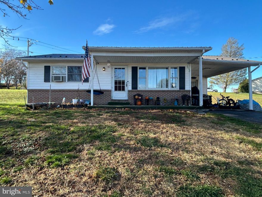 Home is located with in walking distance of grocery store, bank and restaurants.  Great starter or for down sizing.