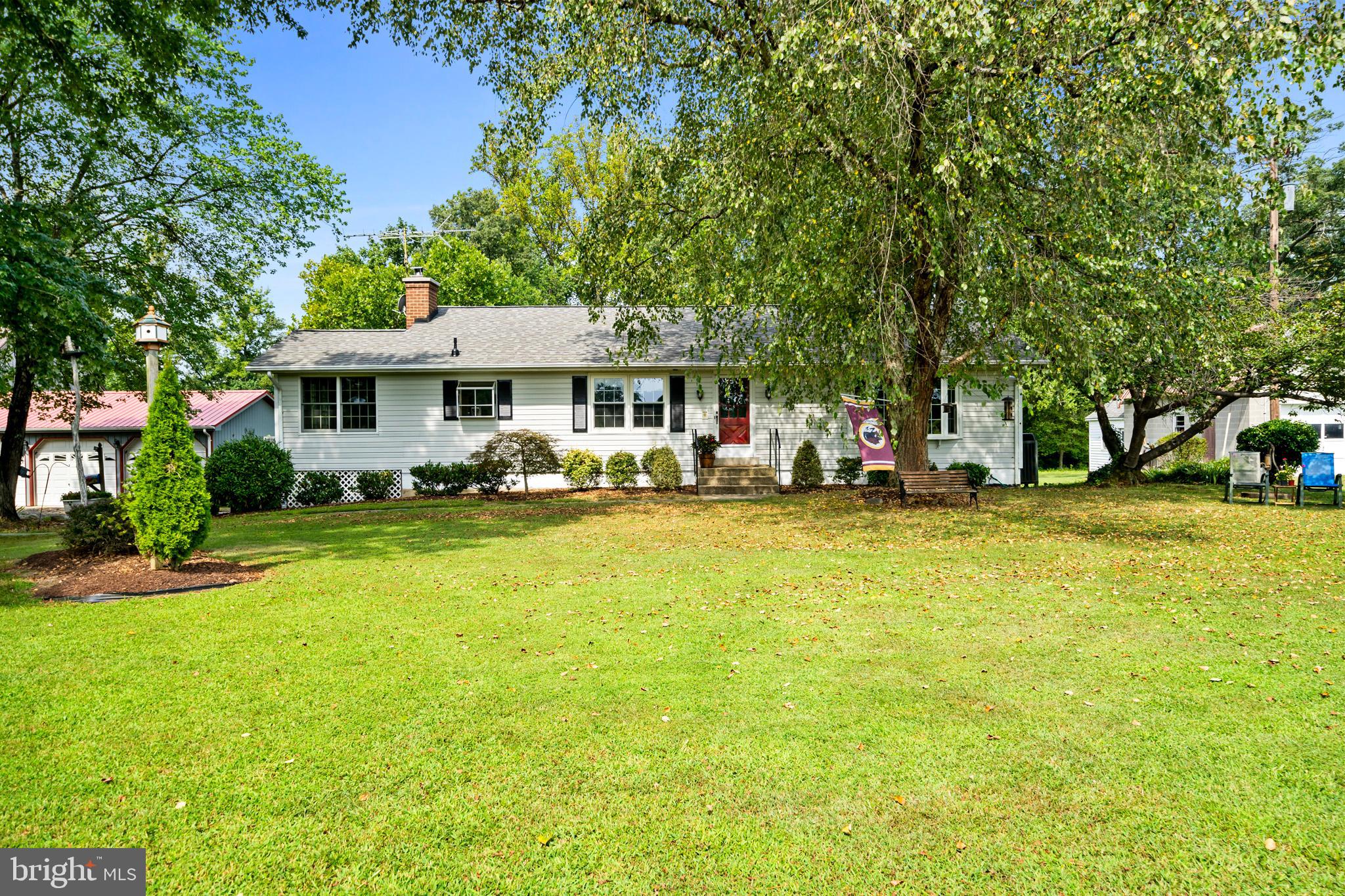 Welcome to 3521 Accokeek Rd...a 5BR/3BA rambler w/ over 3,000 sqft, set on 5.48 beautiful acres with room to roam, ride, and relax!! The main level offers easy, single-level living with generous gathering spaces...living room w/ bay window, dining room, and a bright eat-in kitchen. Kitchen includes recess lighting, table space, built in office desk, and door leading to deck. Main level also includes laundry room, 3 generously sized bedrooms and 2 full bathrooms. One bedroom even has its own private deck...perfect for those summer mornings to sip your coffee! Need more space? The lower level adds even more room for guests, hobbies, or a home office!!. Rec room on lower level w/ wood burning stove and brick surround FP. 2 additional bedrooms, full bath and gym room. Outdoors is where this property shines: extensive hardscaping adding character and charm...perfect place to sit around a fire pit! Oversized sized 3 car garage w/ metal roof, hot tub, and a barn...ideal for horses, equipment, or your future mini-farmette. With 5.48 acres, you’ll find plenty of pasture potential, gardening spots, and room for RVs and toys. Enjoy the privacy of country living with the convenience of a rambler layout with endless possibilities. Key upgrades/features include roof 2020, fresh interior paint, storage shed w/ electric, and hardscaping, Bring your vision and make this homestead your own!