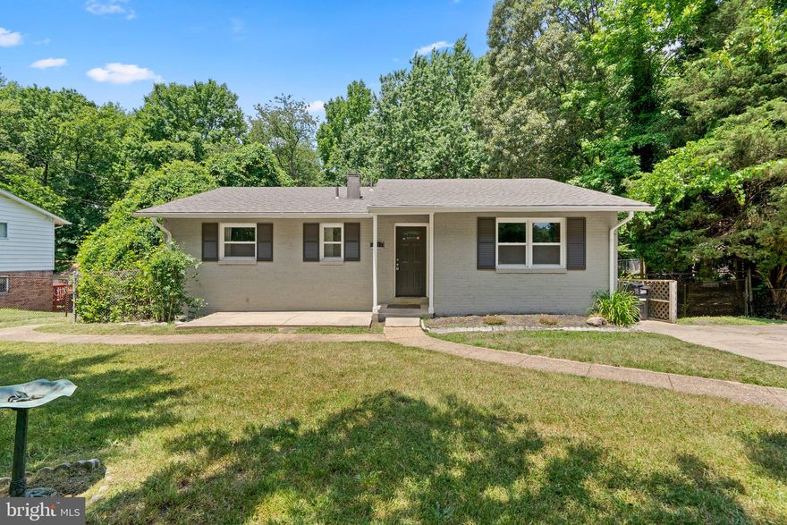 Back on the Market!! Beautifully maintained ranch-style residence offering 5 bedrooms, 2 full bathrooms, 1 half bath, and 1,180 finished square feet, nestled in the serene Camp Springs Forest community. Step inside to discover spacious, light-filled interiors enhanced by tasteful updates. A welcoming foyer opens to the bright and airy living room, where large windows fill the space with abundant natural light, creating a warm and inviting atmosphere. The well-appointed kitchen features sleek cabinetry, select stainless steel appliances, and flows seamlessly into the adjoining dining room, making it perfect for both everyday meals and entertaining. The main level also offers three generously sized bedrooms, including the comfortable owner’s bedroom with a private half bathroom. The finished lower level expands the home’s living space with a cozy family room with convenient access to the backyard, ideal for relaxing or gathering with guests. Two additional bedrooms provide flexible space for a home office, guest accommodations, or hobby room. Outside, enjoy a fenced backyard with a deck and a covered patio, offering perfect settings for outdoor dining, entertaining, or simply unwinding. Ideally located near parks, shopping, and dining, this home combines peaceful suburban living with convenient access to everyday amenities.