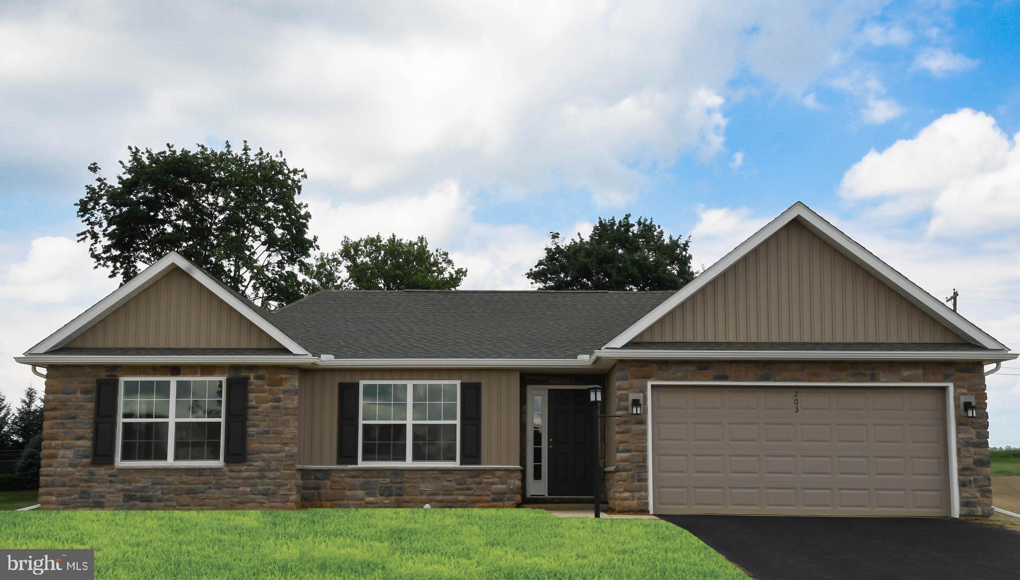 Welcome to Meadow Lane Farms! This home is TO BE BUILT and can be built on any of our lots. Select from many one and two story home designs and all have numerous customizable features and options. The Willow II -One level ranch plan - This floor plan features: 3 bedrooms, 2.5 bathrooms, Office/Den, Open Floor Plan, Living Room, Dining Area and Spacious Kitchen. The kitchen offers a large island, solid Maple wood cabinetry, Whirlpool appliances including built in microwave, gas range, dishwasher and disposal. The master suite has double doors opening to a spacious bedroom which has full bath with 5ft walk in shower and double sink vanity, large walk in closet, linen closets and more! Efficient natural gas heating and hotwater. Meadow Lane Farms is situated on 185 acres of scenic farmland in the heart of Lebanon County. It is conveniently located just minutes from shopping along the Routes 422 and 72 corridors, and is an easy commute to Harrisburg, Hershey and Lancaster areas. See attached list of all features and amenities. OPEN HOUSE Hours- Saturday and Sunday 12pm-4pm, Mon and Fri 1pm-4pm, Wed 4-7pm and by appointment.