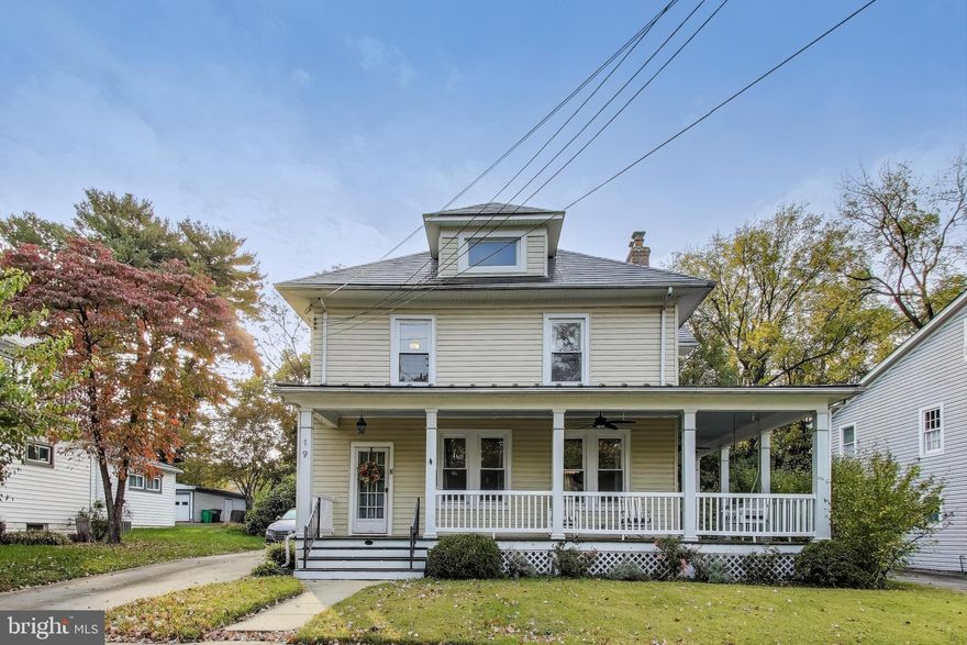 LARGE 3 BED + 3.5 BA ---Welcome to the Spectacular Historic Maryland Avenue House c.1924 in Gaithersburg's Historic Realty Park. It is a beautifully restored American Four Square with historic detailing and modern amenities. THIS Beautiful SF Home offers large living spaces with 3 bedrooms & LL den and 3.5 bathrooms. The home features a spacious, updated kitchen, perfect for culinary enthusiasts. The hardwood flooring throughout adds a touch of elegance and durability. The updated owner's ensuite includes custom bathroom fixtures, tiles, and finishes, providing a luxurious retreat within the home. The property also features both radiator and baseboard heat, as well as a working fireplace, ensuring a cozy atmosphere during the colder months, while the central air keeps the home cool during the summer. Outside, you'll find a huge backyard, perfect for outdoor activities and gatherings. The home also offers off-street parking and a charming front porch, adding to its curb appeal. Located on a major commuter route, this home provides easy access to both north- and southbound destinations. Experience the perfect blend of comfort, convenience, and style at the Spectacular SF home in Gaithersburg. Pets on a case-by-case basis. ***.7 miles from the Marc Train and 3.3 miles from the Shady Grove Metro. 4 buses go down 355 and can be accessed ONE block away. ***Long-term leases welcome.

***What the Owners Love about this home:***
Comfort & convenience are what make this house special. Centrally located between Washington, D.C., and Baltimore, this Gaithersburg home is a short block from public transit, offering easy access to metro attractions and national landmarks. Sip your favorite beverage on the large wrap-around porch on one of the two rocking chairs or the porch swing. A large, private yard with mature trees and ample space to play is ideally suited to leisurely outdoor living, featuring patio furniture and a wood-burning fire pit.
A well-stocked kitchen with major appliances is ready to welcome home chefs and their delicious menu creations. Meals can be enjoyed in the spacious dining room. A wood-burning fireplace with the ability to mount a 65” TV sets the stage for cozy movie nights in the living room, while the downstairs basement with a full bathroom is an alternate living room space primed for board or card games. The master bedroom and attached master bath offer privacy and comfort with backyard views. The second bedroom is spacious and comfortable, with access to the second-floor bathroom. The third single bedroom can serve as a cozy sleeping space or a dedicated office.